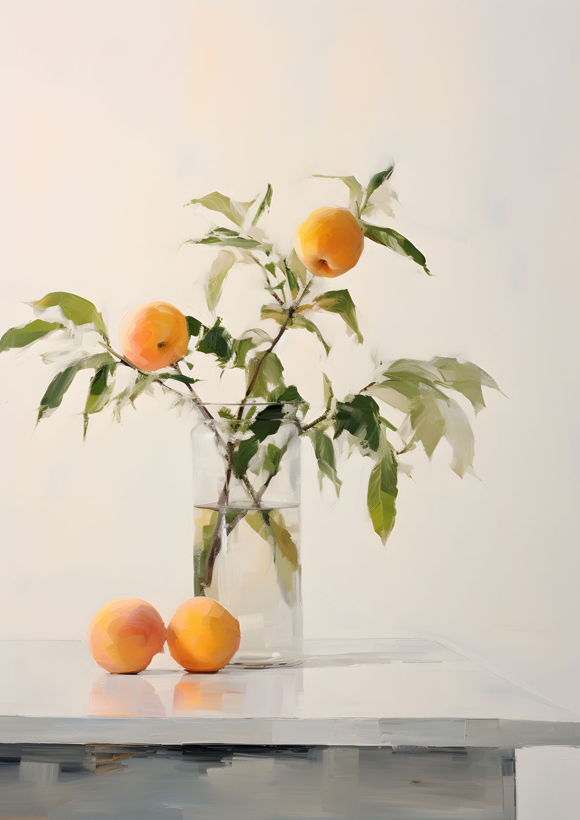 Poster - Still Life med apelsiner