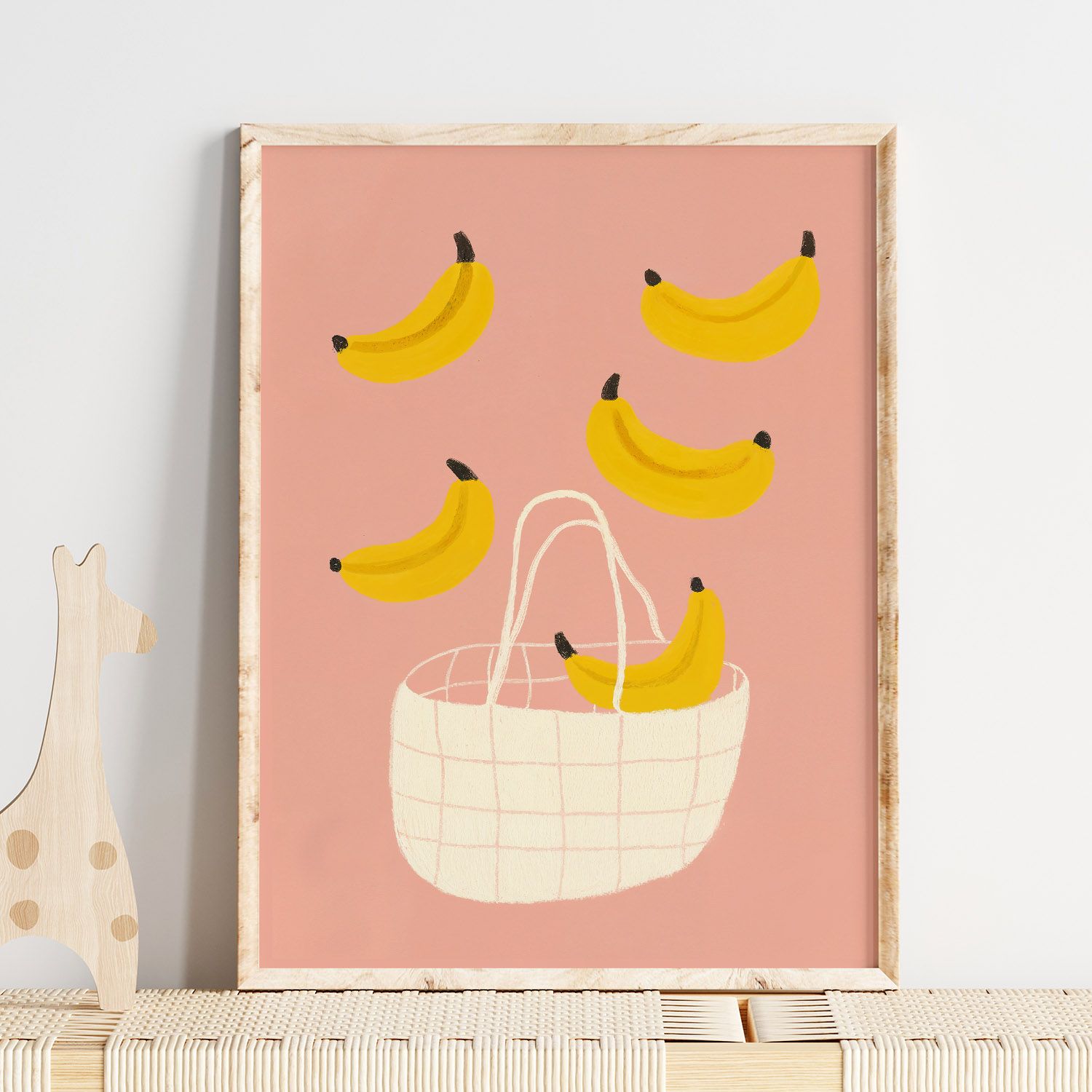 Poster - Lekfulla Bananer