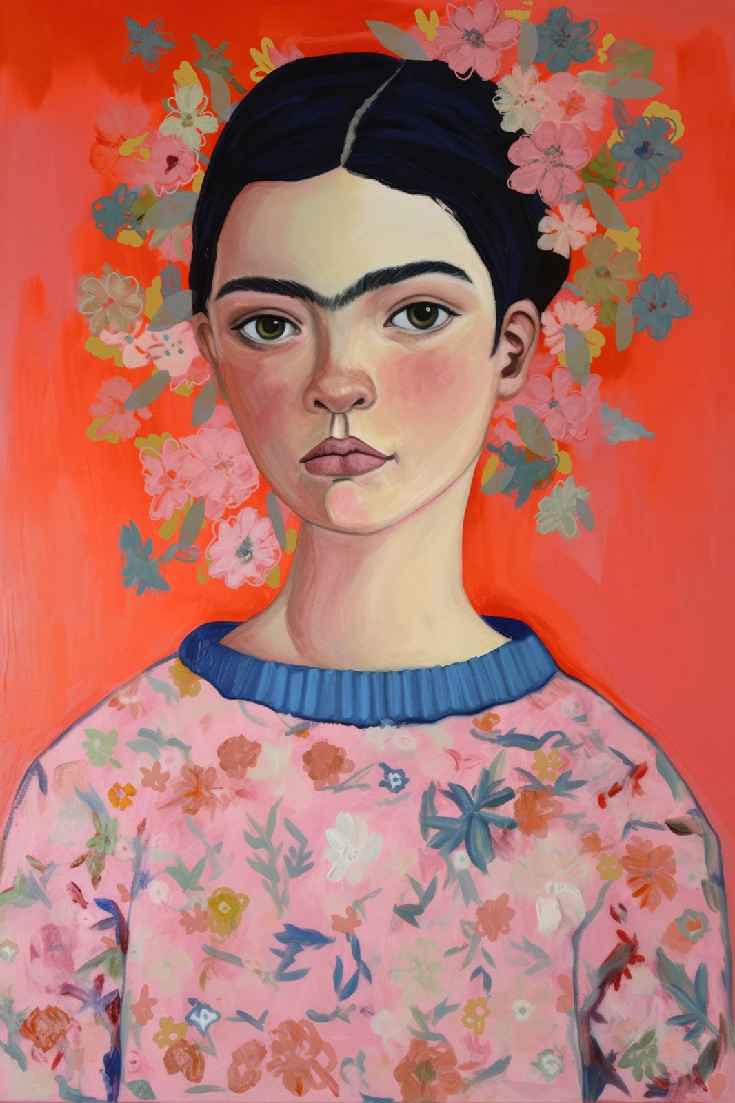 Poster - Frida Kahlo Inspirerad Konst