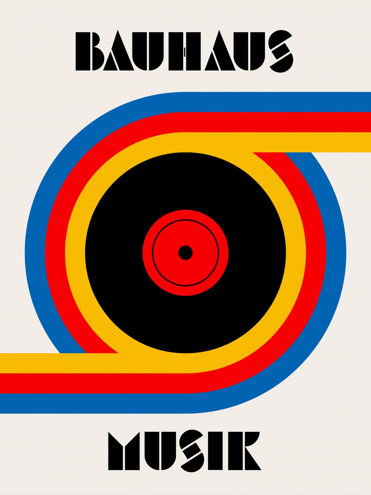 Poster - Bauhaus Musik