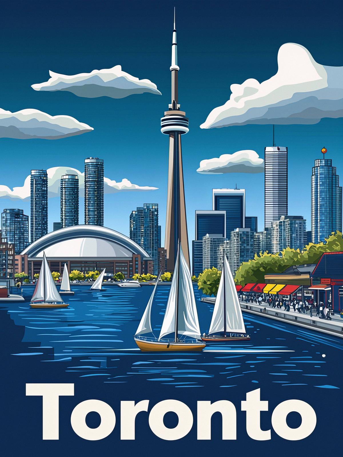 Affisch - Toronto Skyline