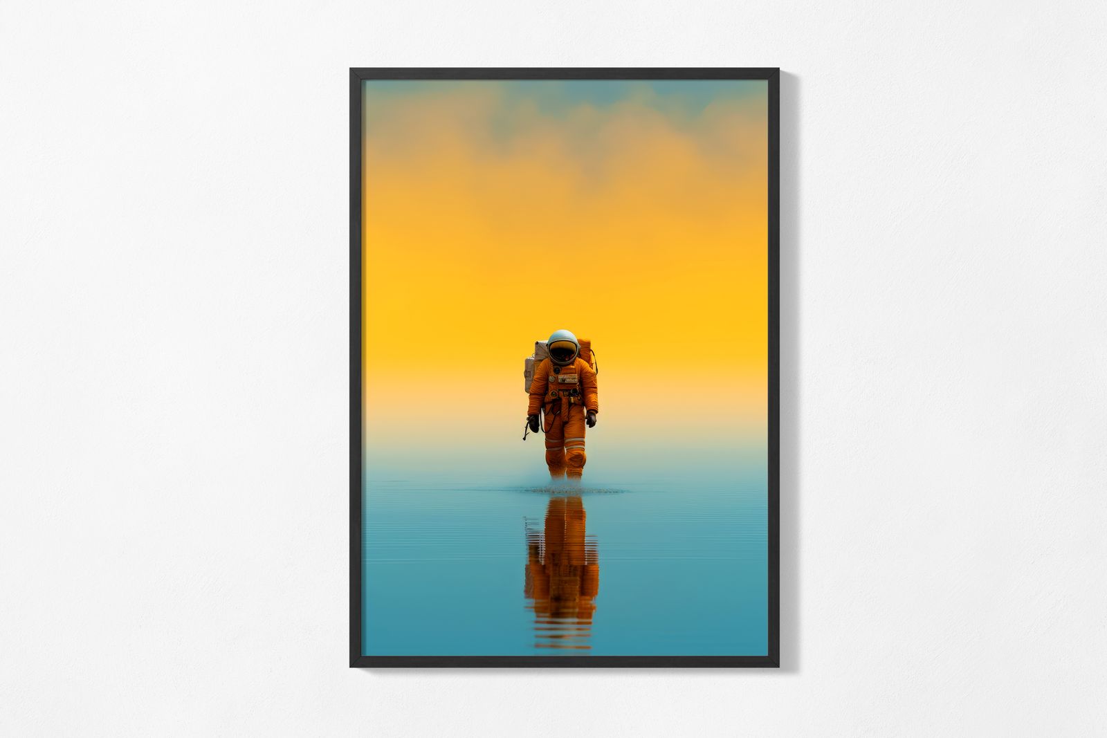 Poster - Astronaut Reflektion