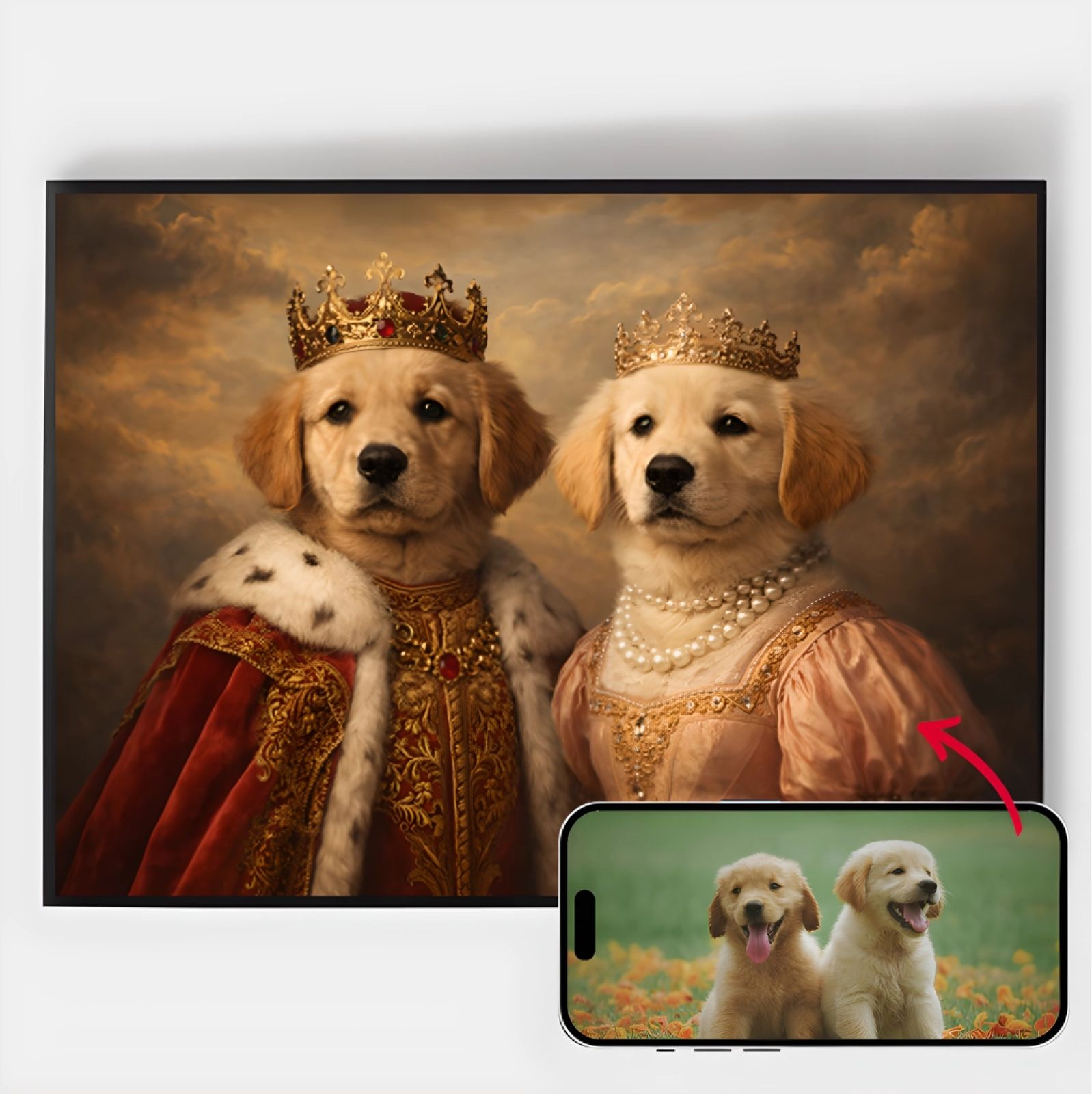 Personlig Poster - The Royal Pet Union - AI Poster