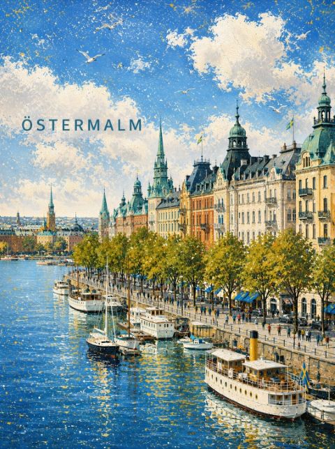 Poster - Östermalm Vattenfront