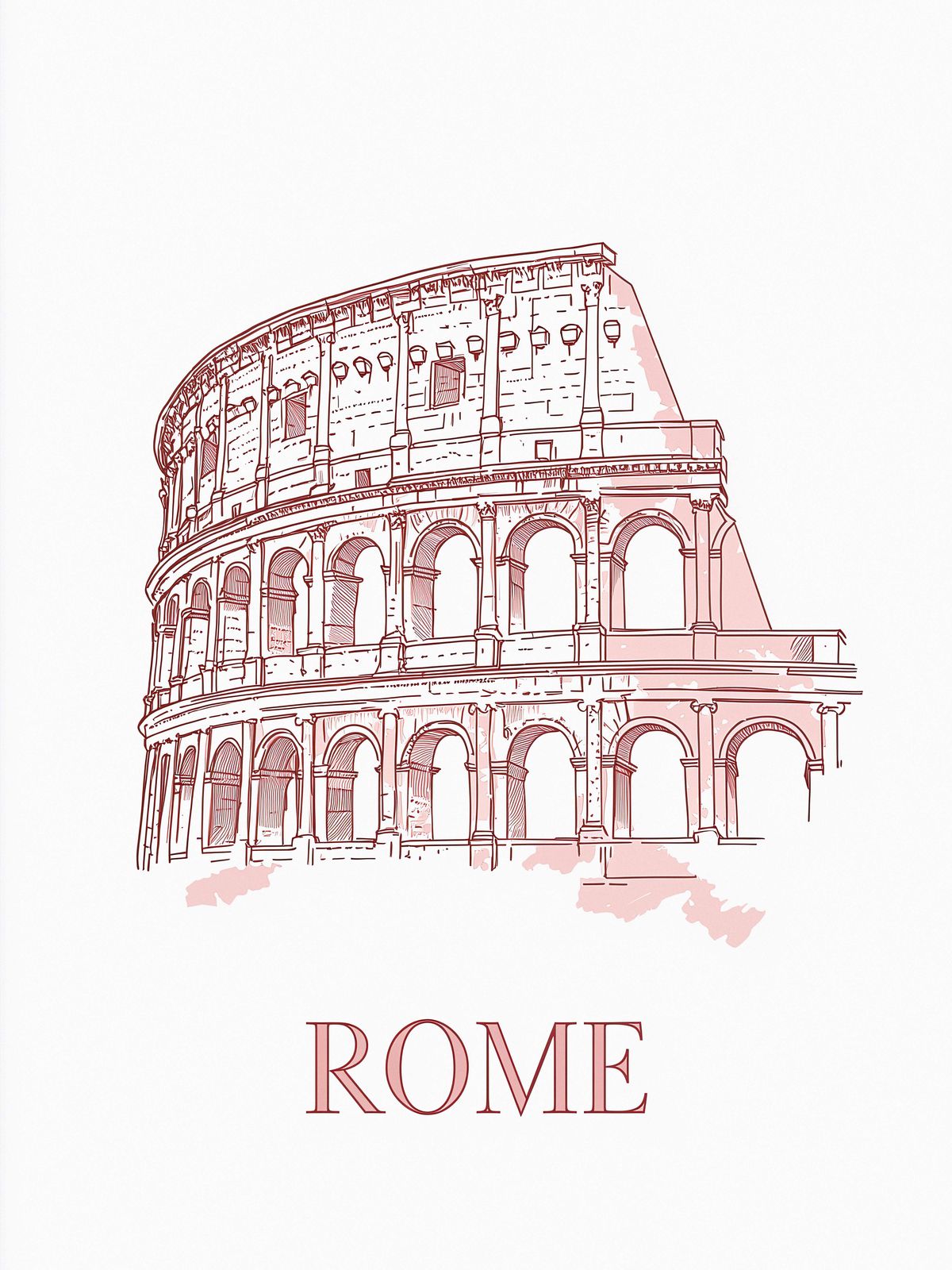 Affisch - Romerska Colosseum