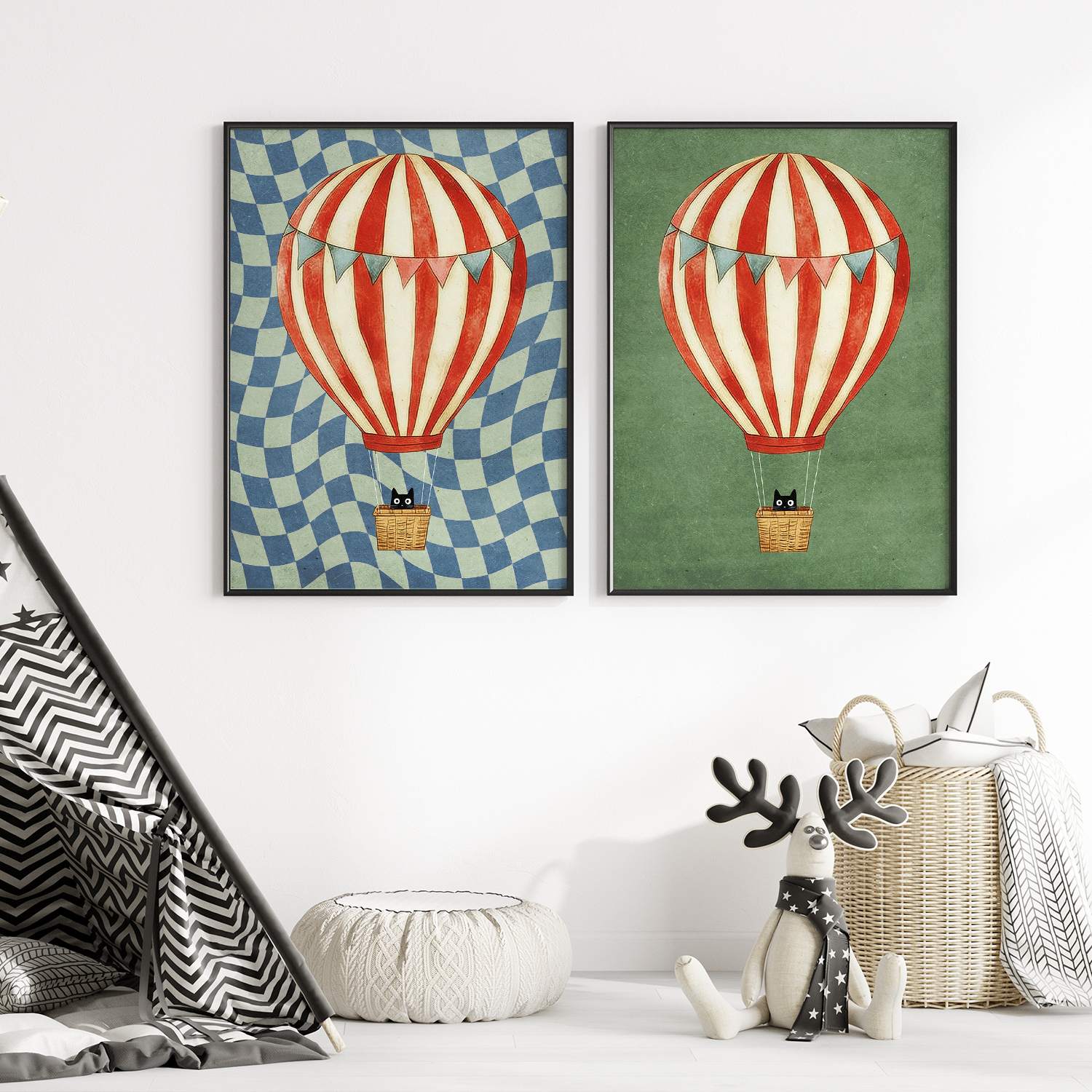 Poster - Lufthavskatten / Set av 2