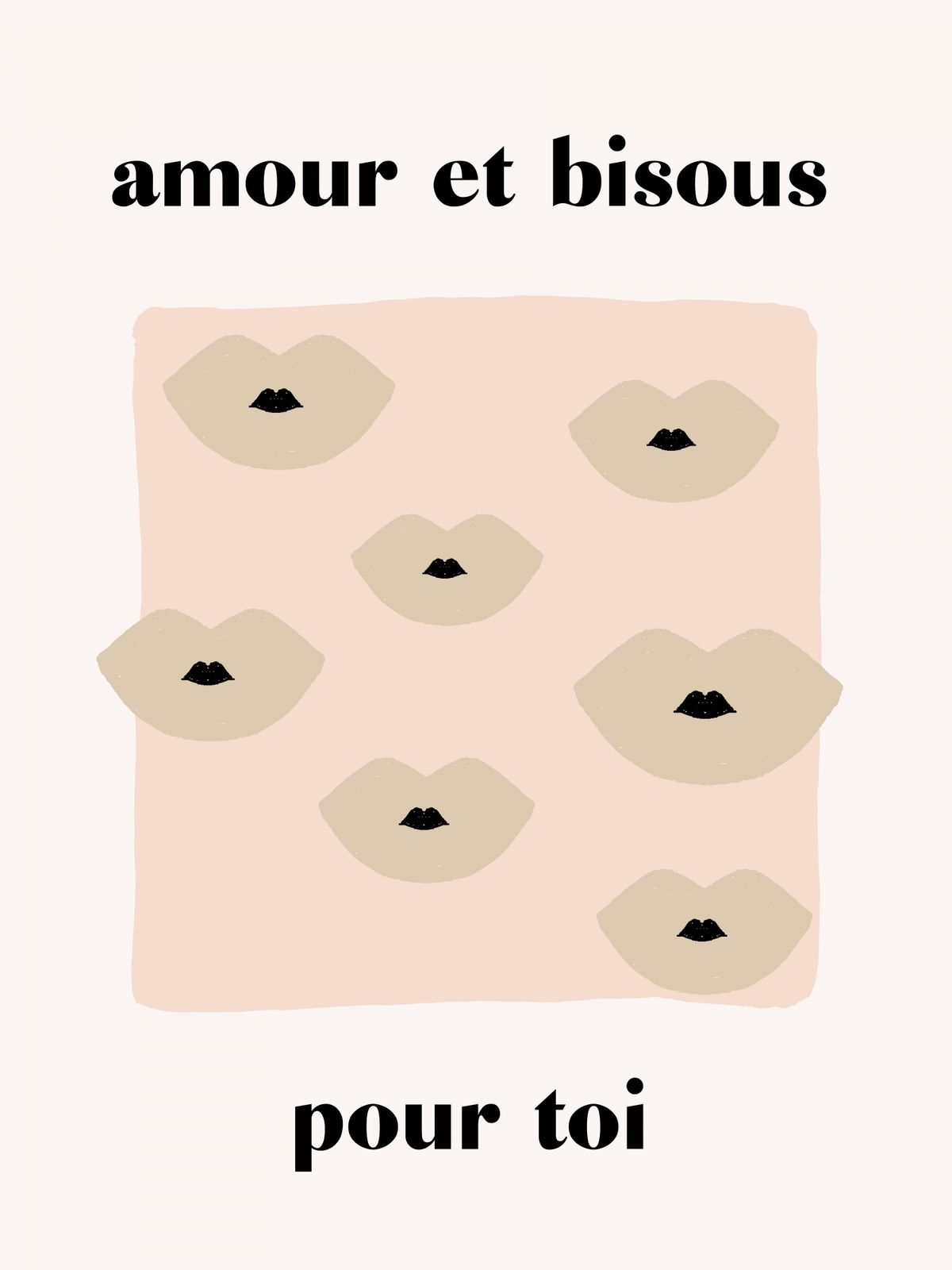 Poster - Kärlek och Kyssar