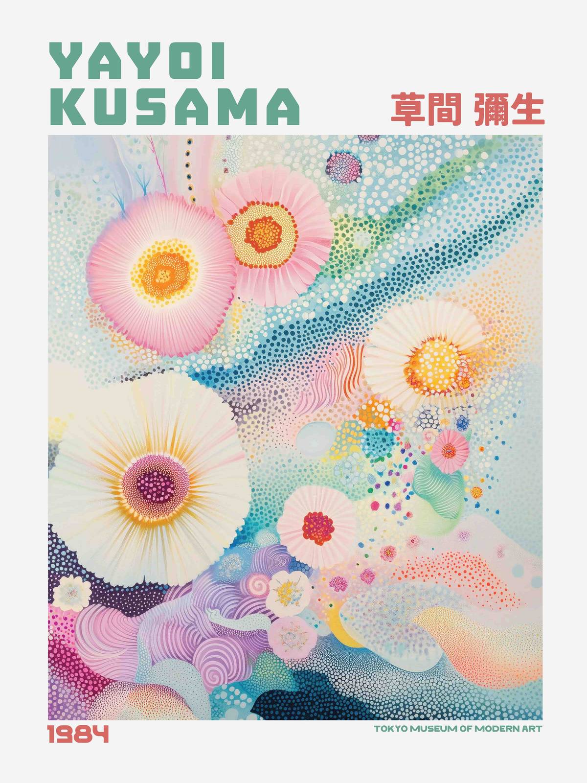 Poster - Yayoi Kusama Konstverk