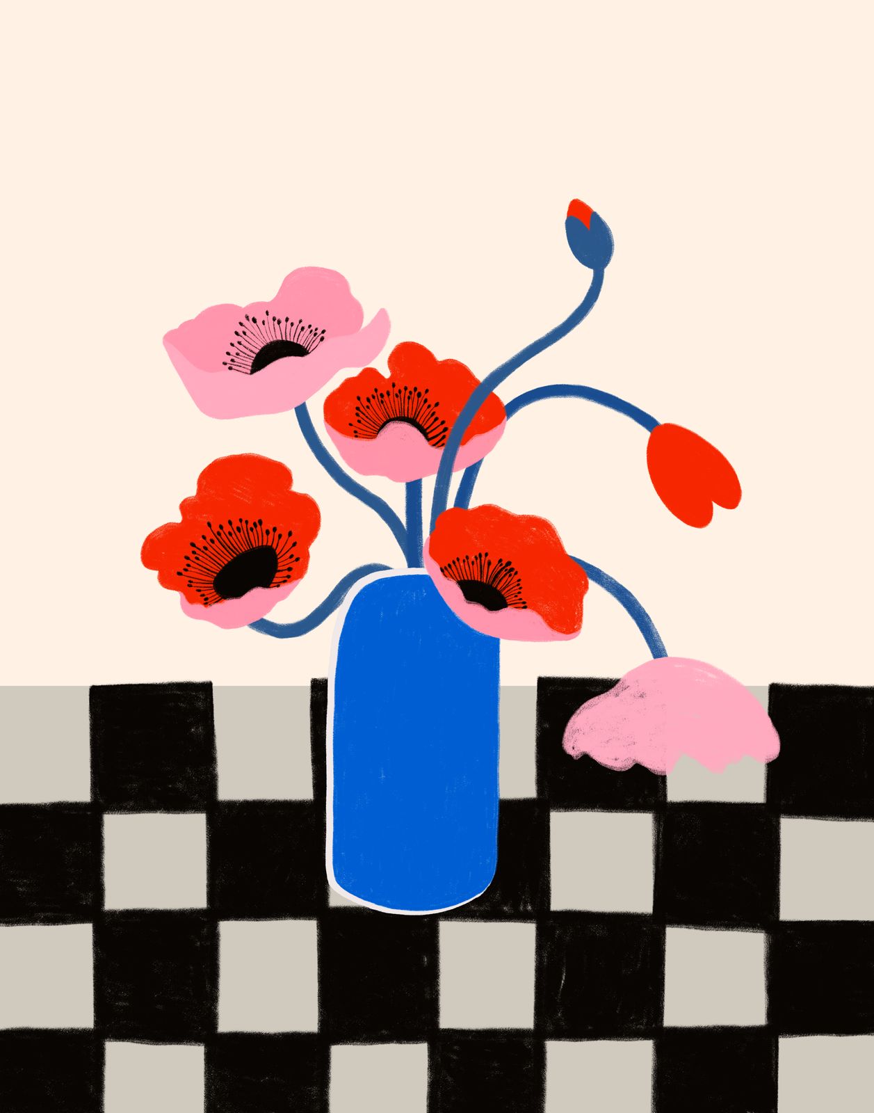 Poster - Blomvas