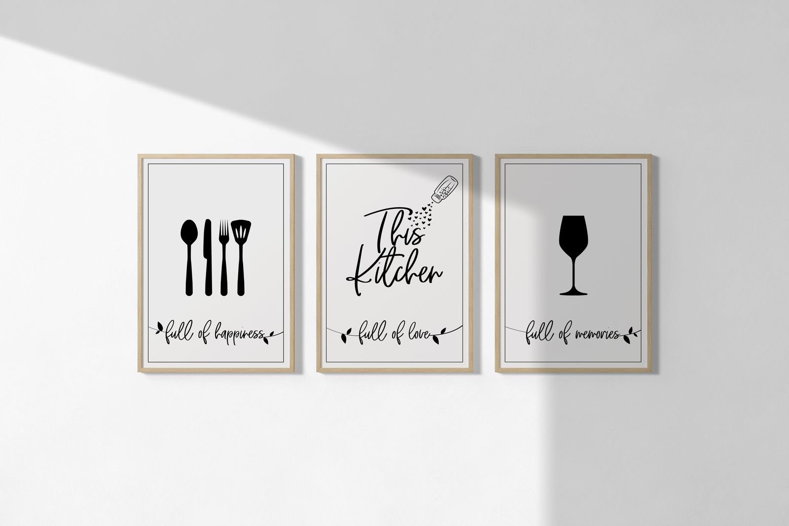 Poster - Köksglädje Set av 3