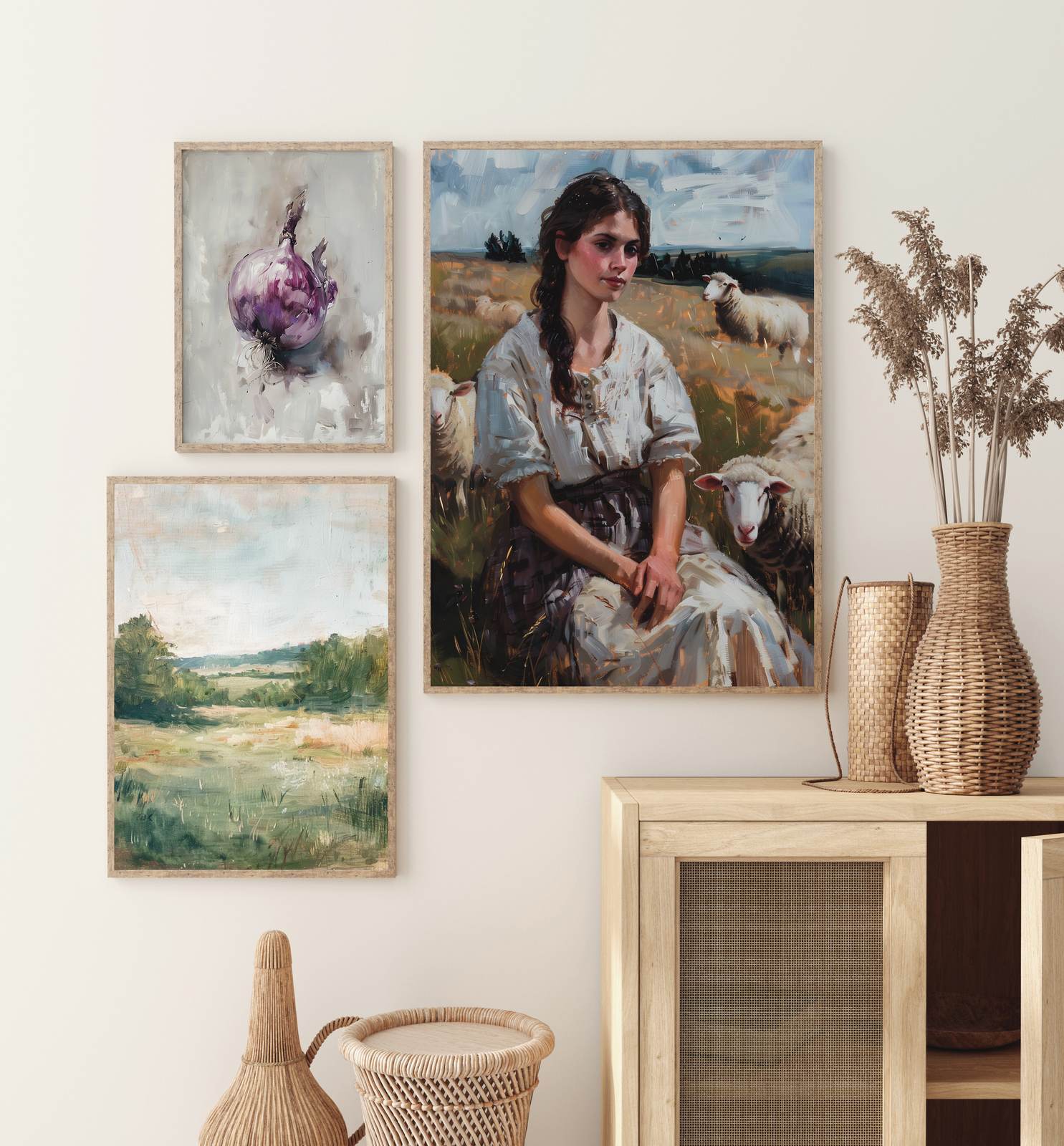 Poster - Rustik Skönhet Kollektion / Set av 3