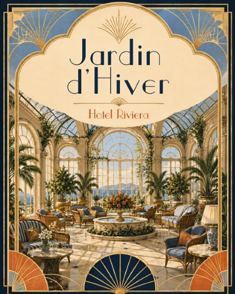 Poster - Jardin d'Hiver - Hotel Riviera