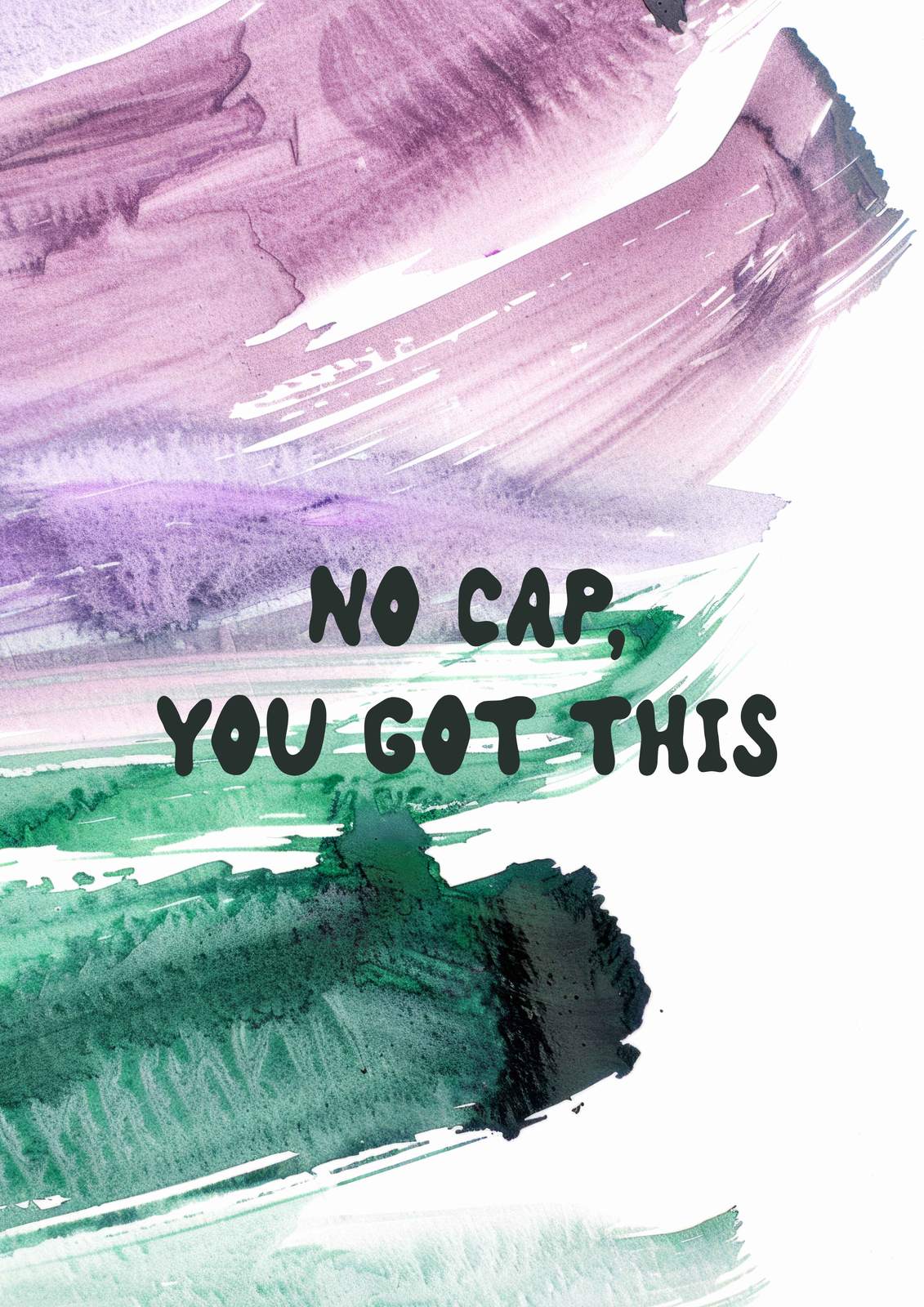 Poster - No Cap, You Got This