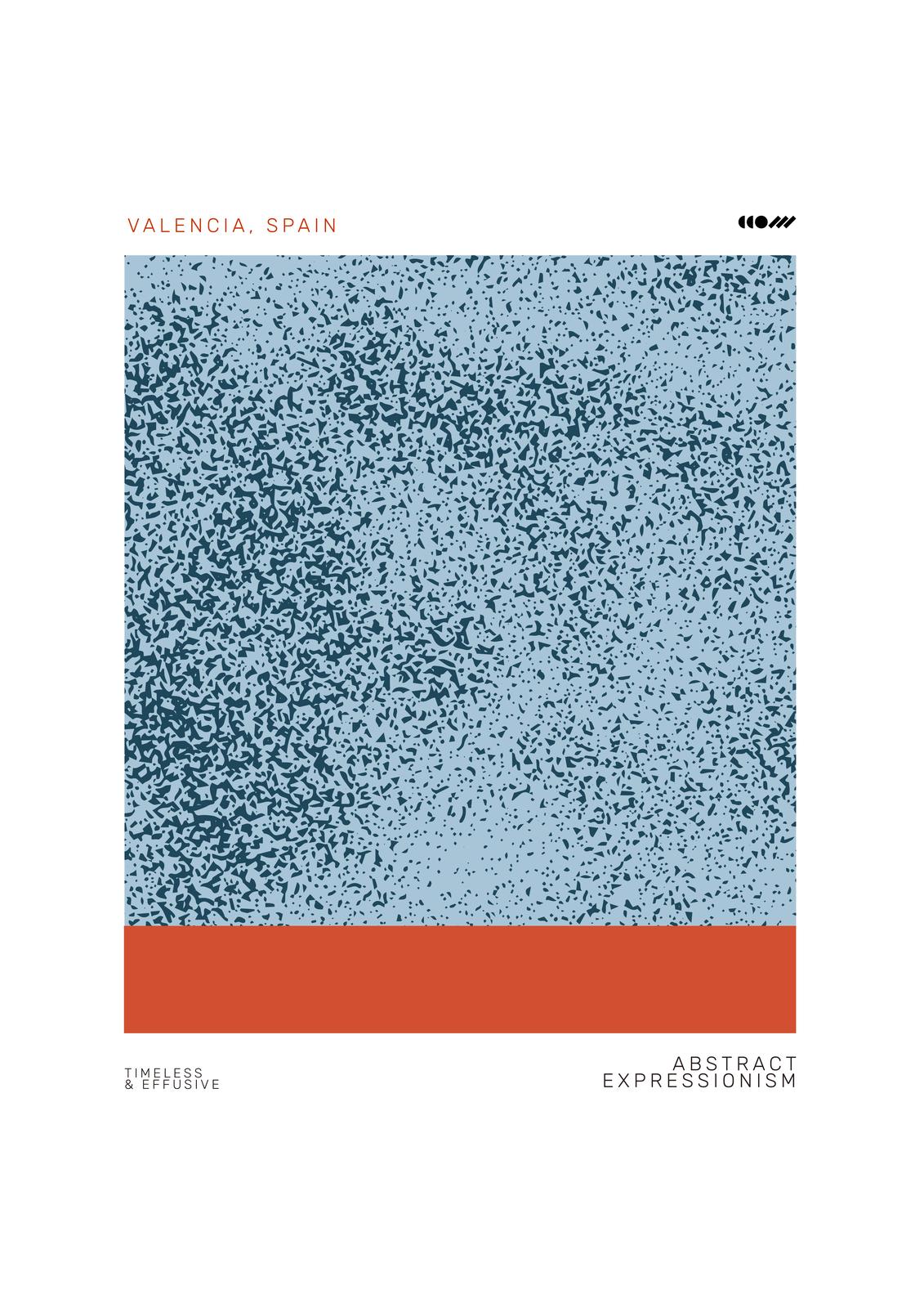Poster - Abstrakt Expressionism Valencia