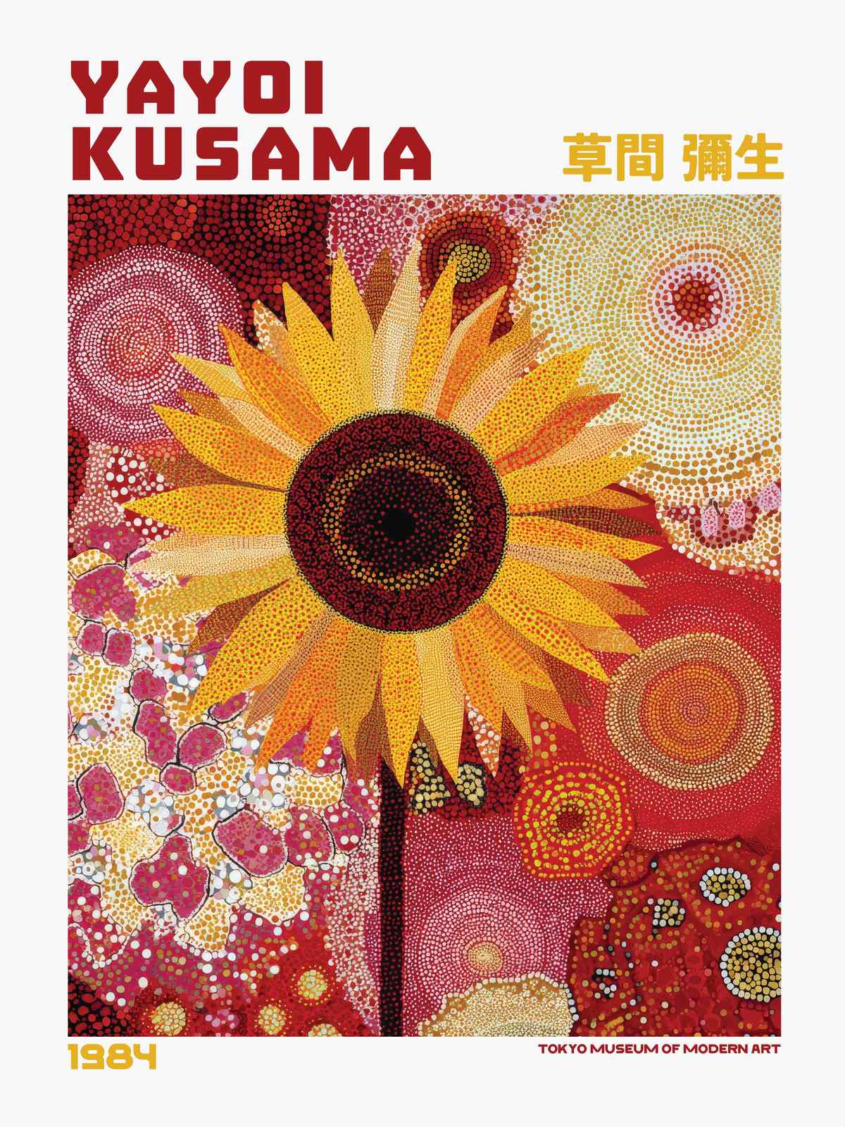 Poster - Yayoi Kusama Solros