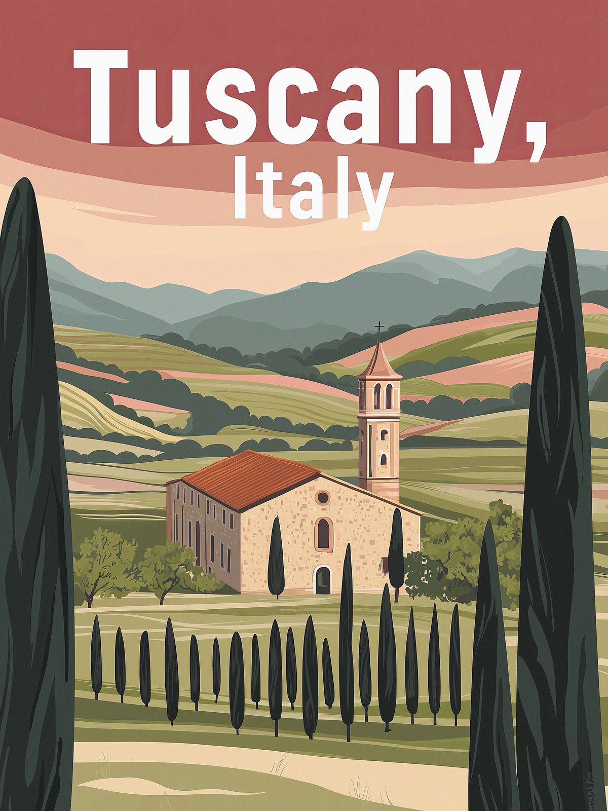 Poster - Toscana, Italien