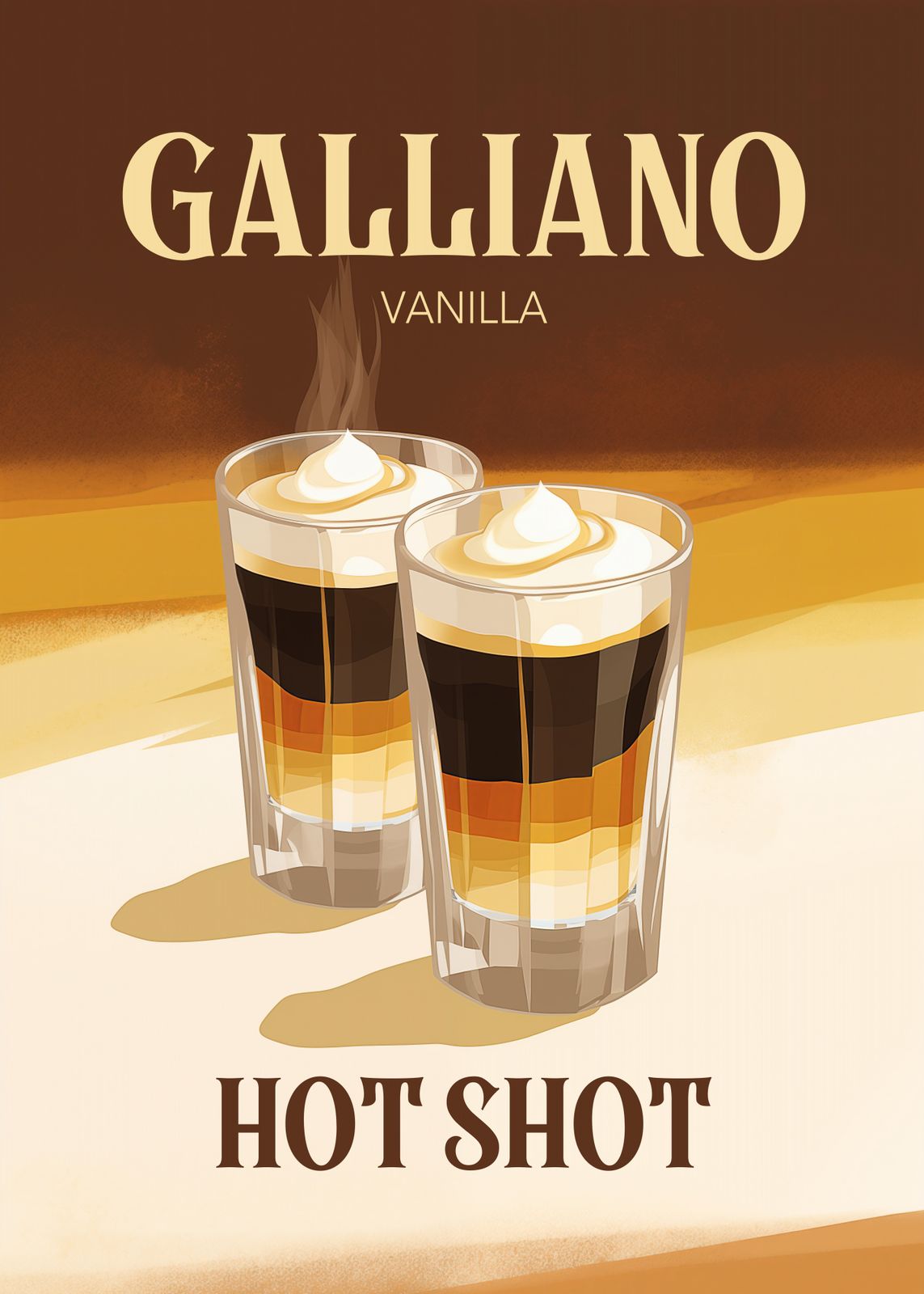 Poster - Galliano Vanilla Hot Shot