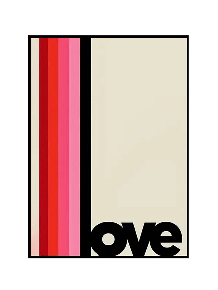 Poster - Love Typografi