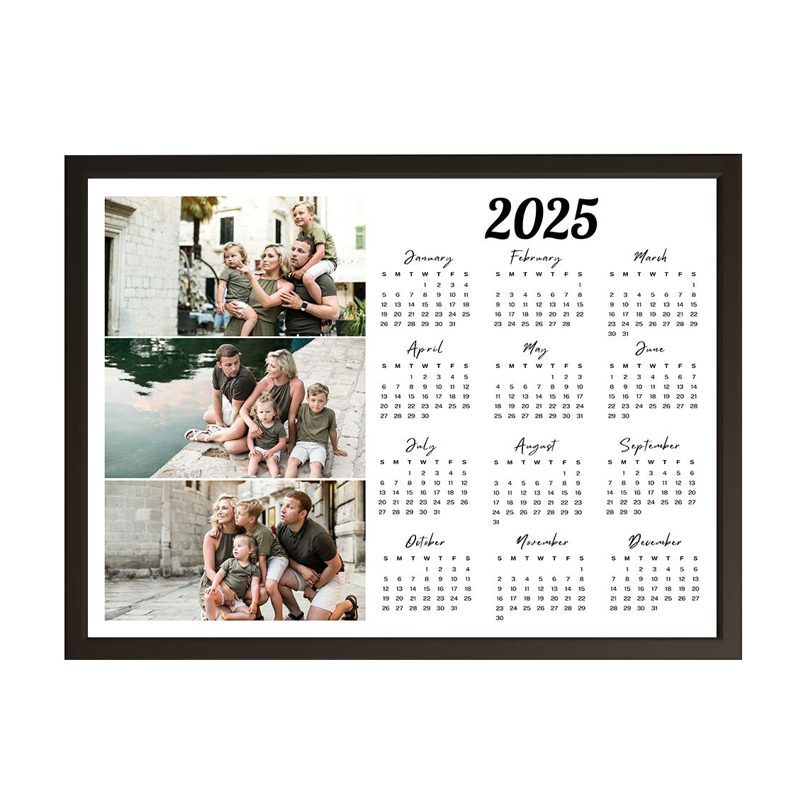 Personlig Poster - Familjekalender 2026