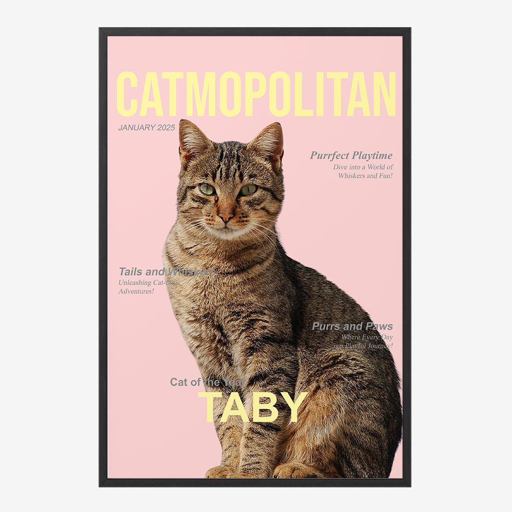 Personlig poster - Catmopolitan-katt
