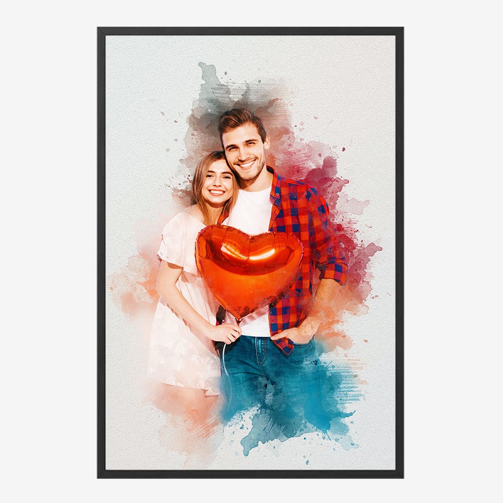 Personlig Poster - Romantiskt Par