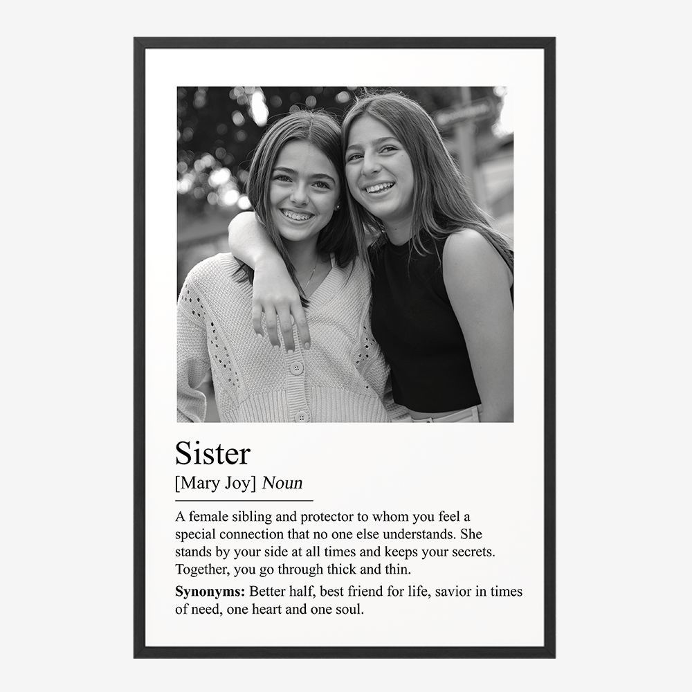 Personlig poster - Definition av syster