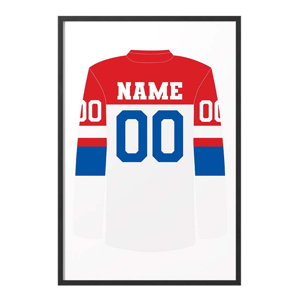 Personlig poster - Hockeytröja