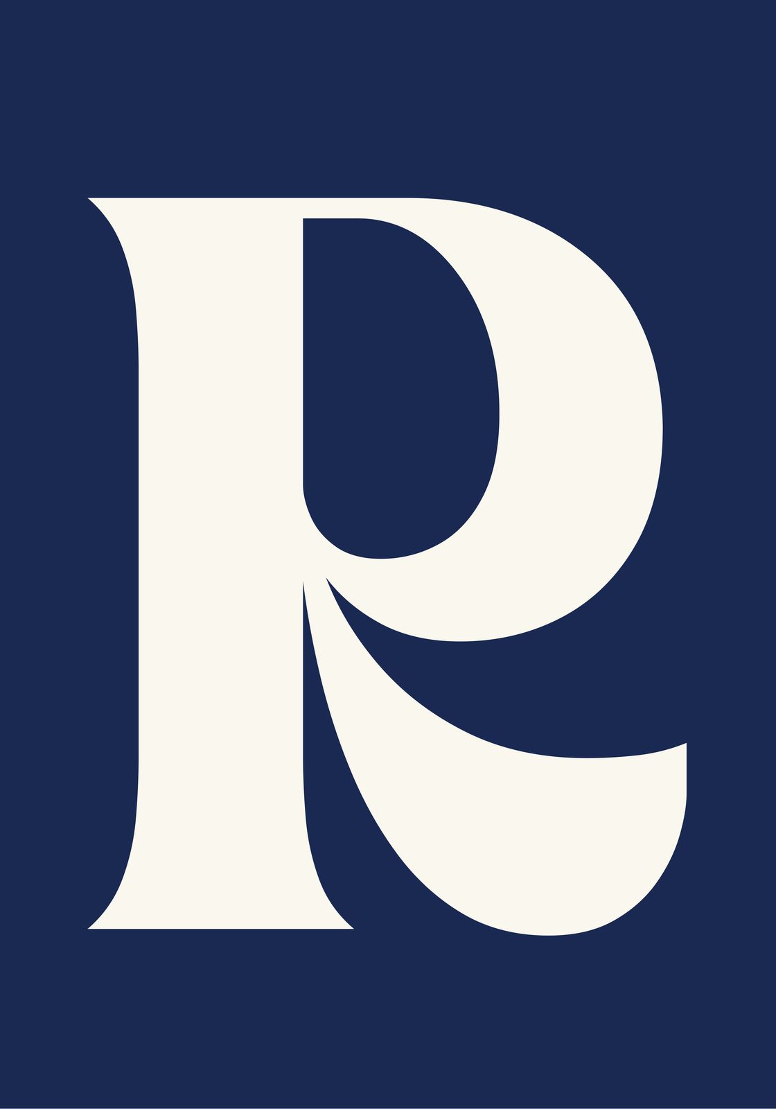 Personlig affisch - Monogram