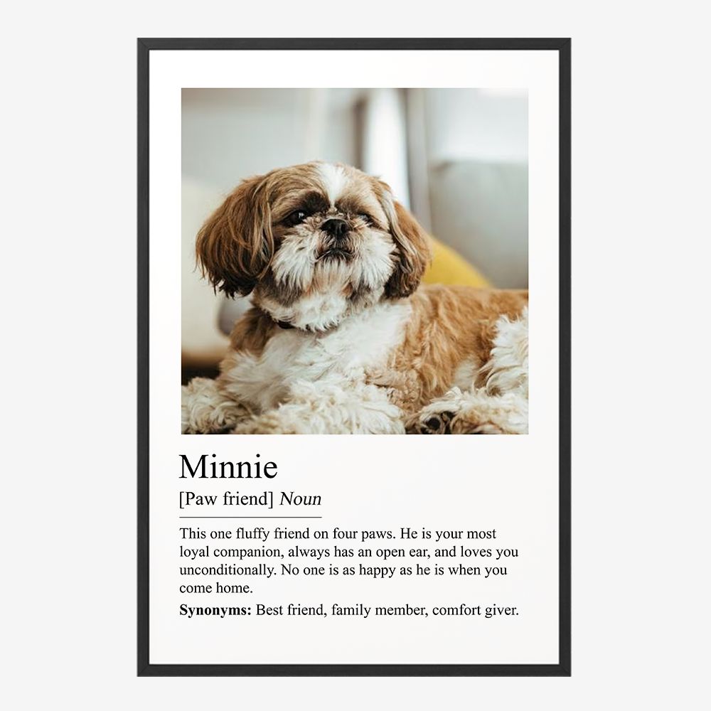 Personlig poster - Paw Friend Minnie
