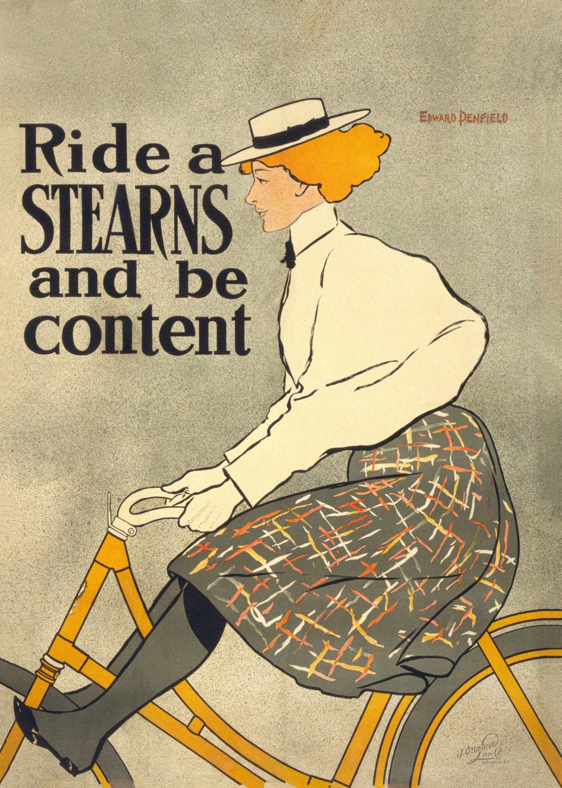 Affisch - Ride a Stearns