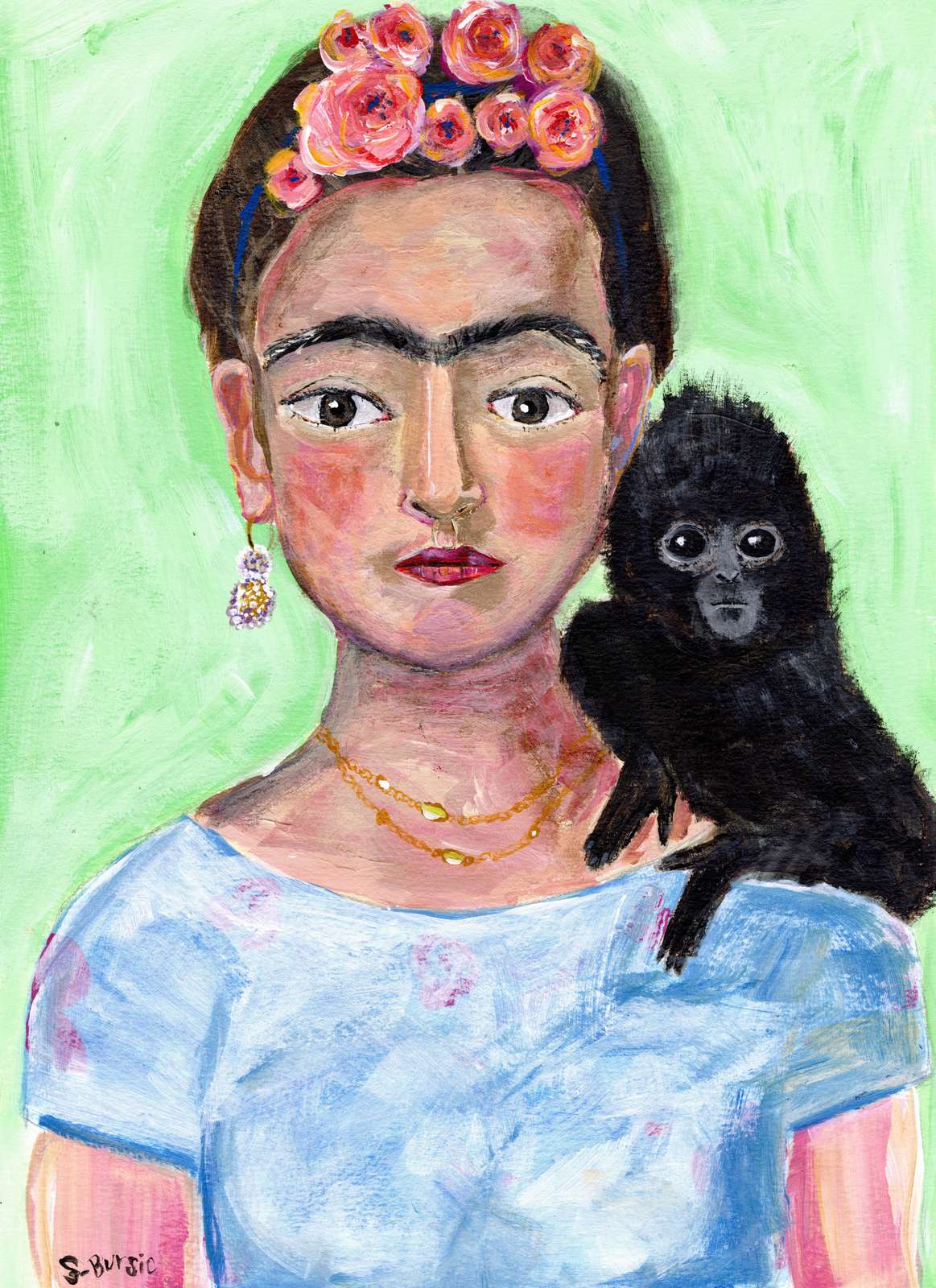 Poster - Frida Kahlo Konstverk