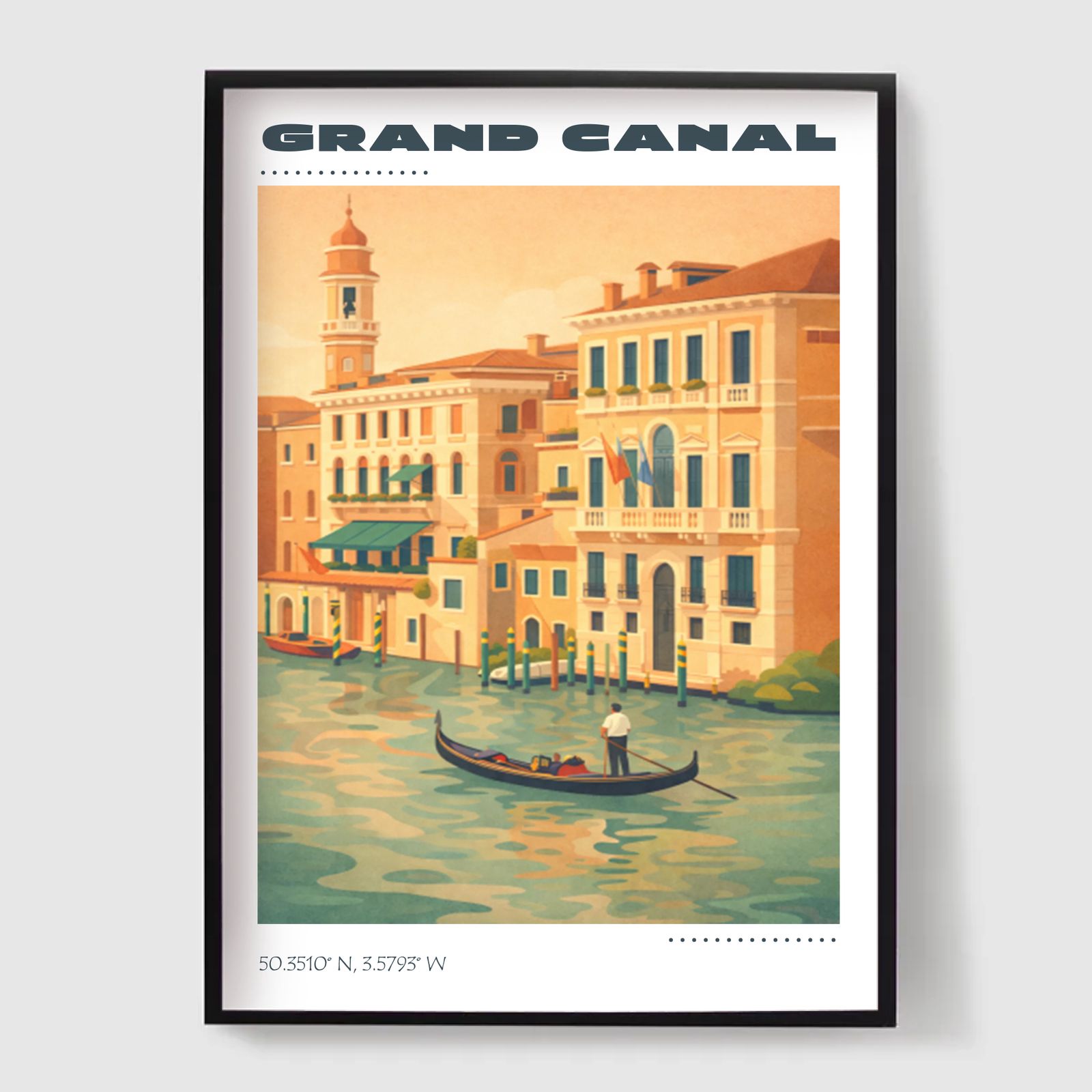Personlig Poster - Anpassad Vintage Reseposter - AI Poster