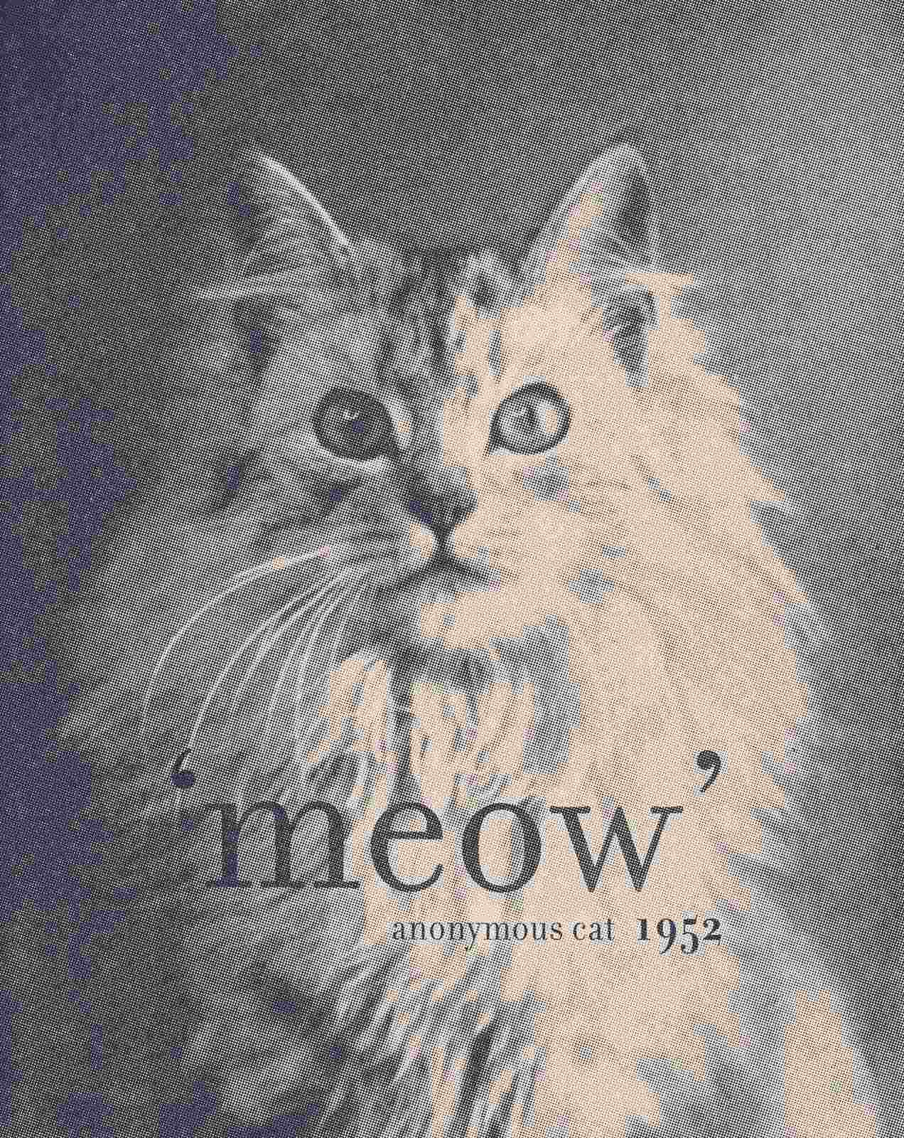 Poster - Meow Katt 1952