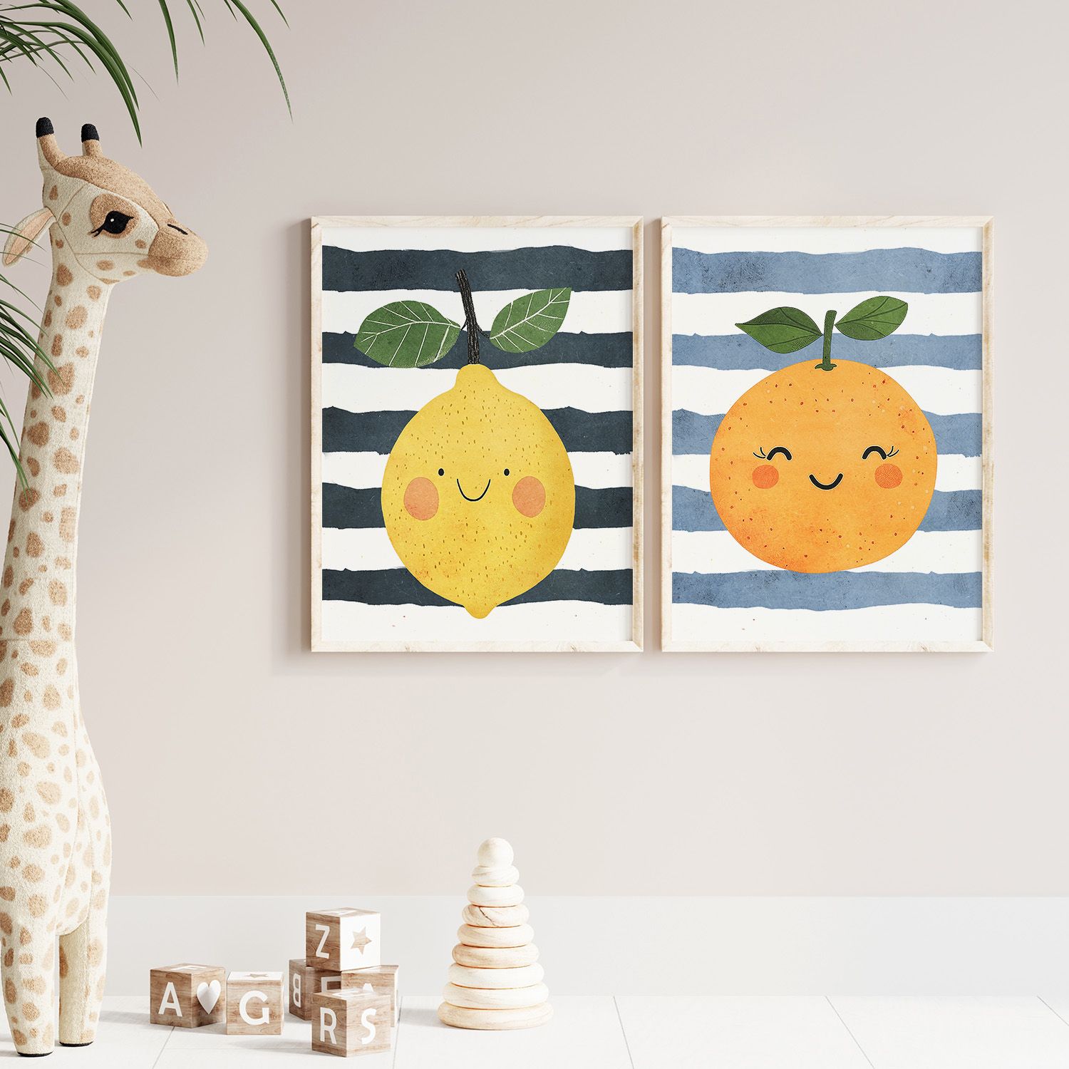 Poster - Citrus Smiles / Set med 2