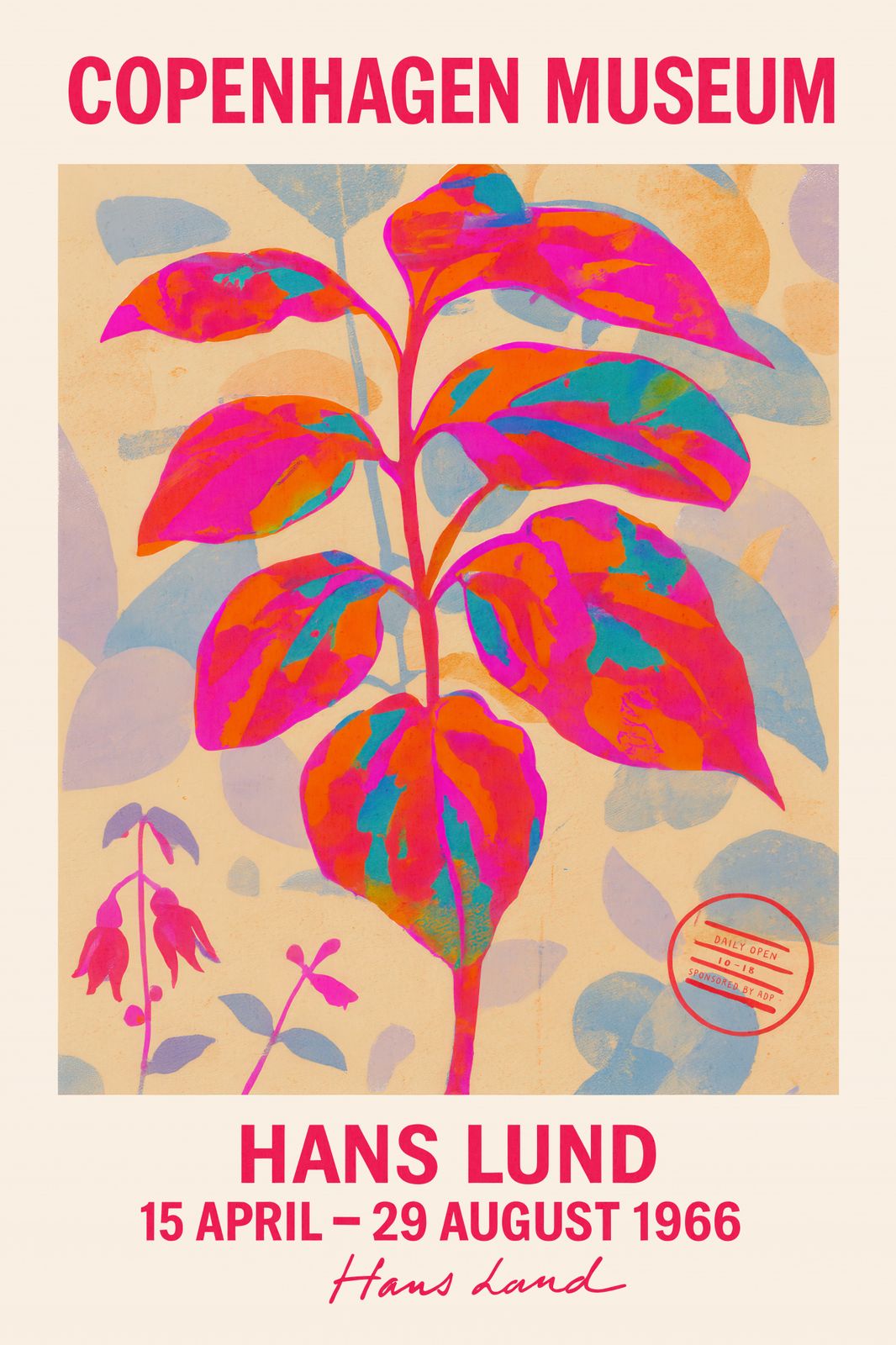 Poster - Köpenhamns museum Hans Lund