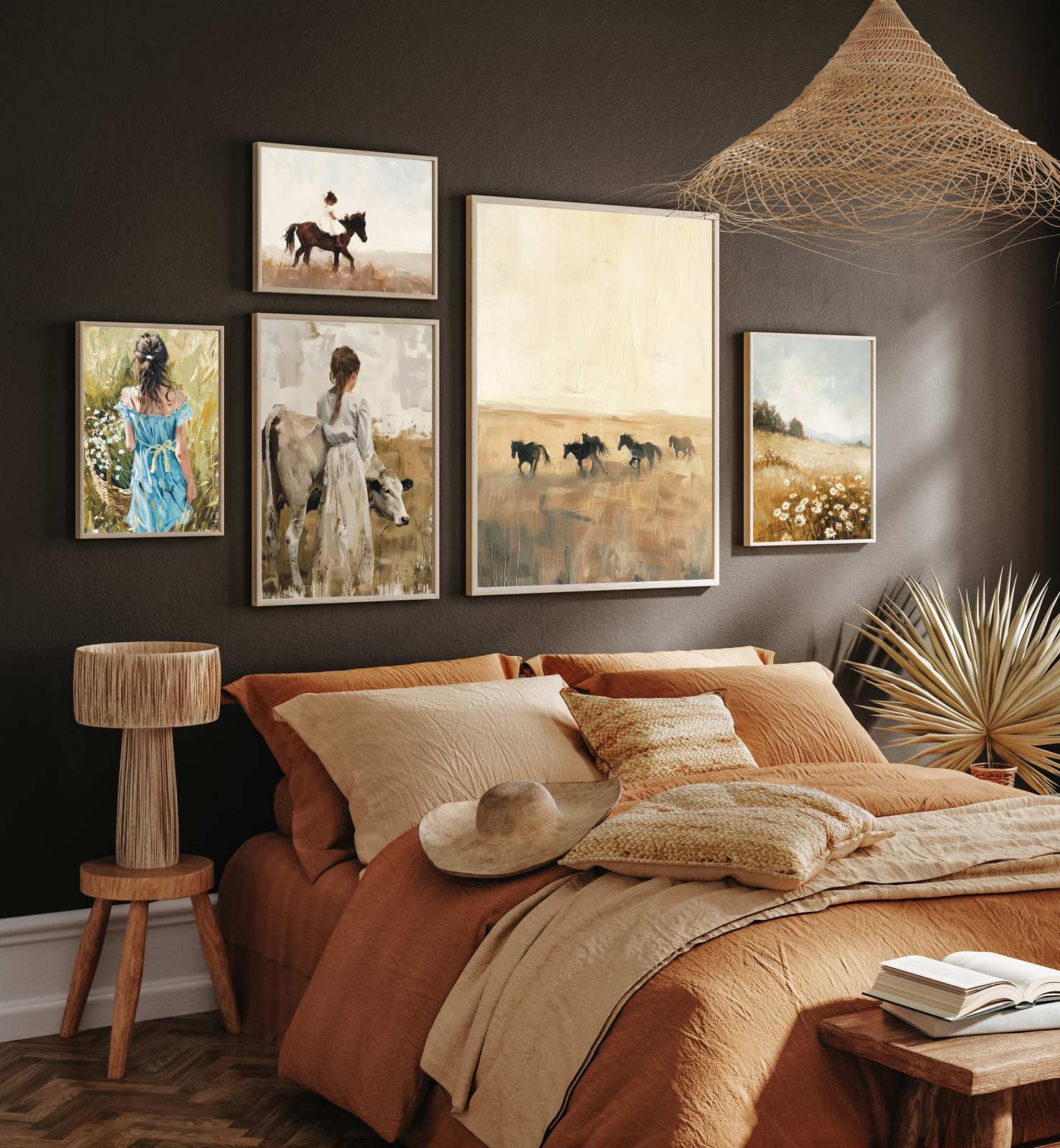 Poster - Pastorala Serenitet / Set av 5