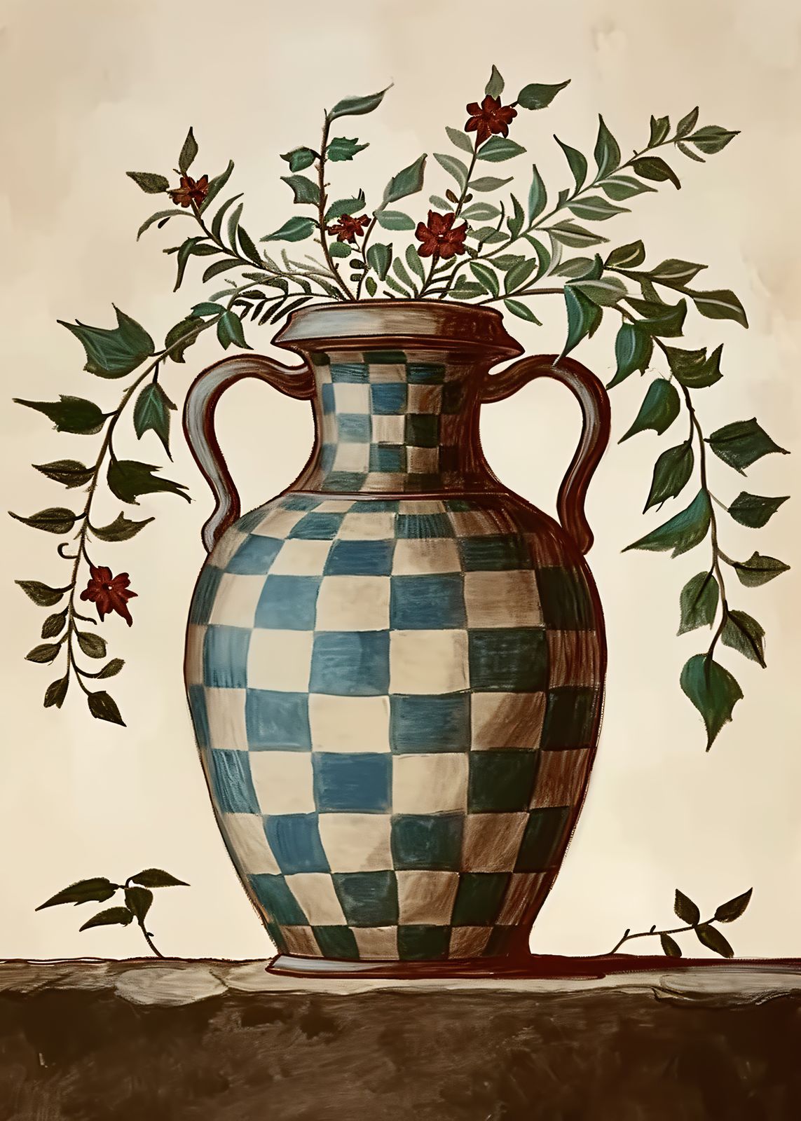 Poster - Schackrutig Vas