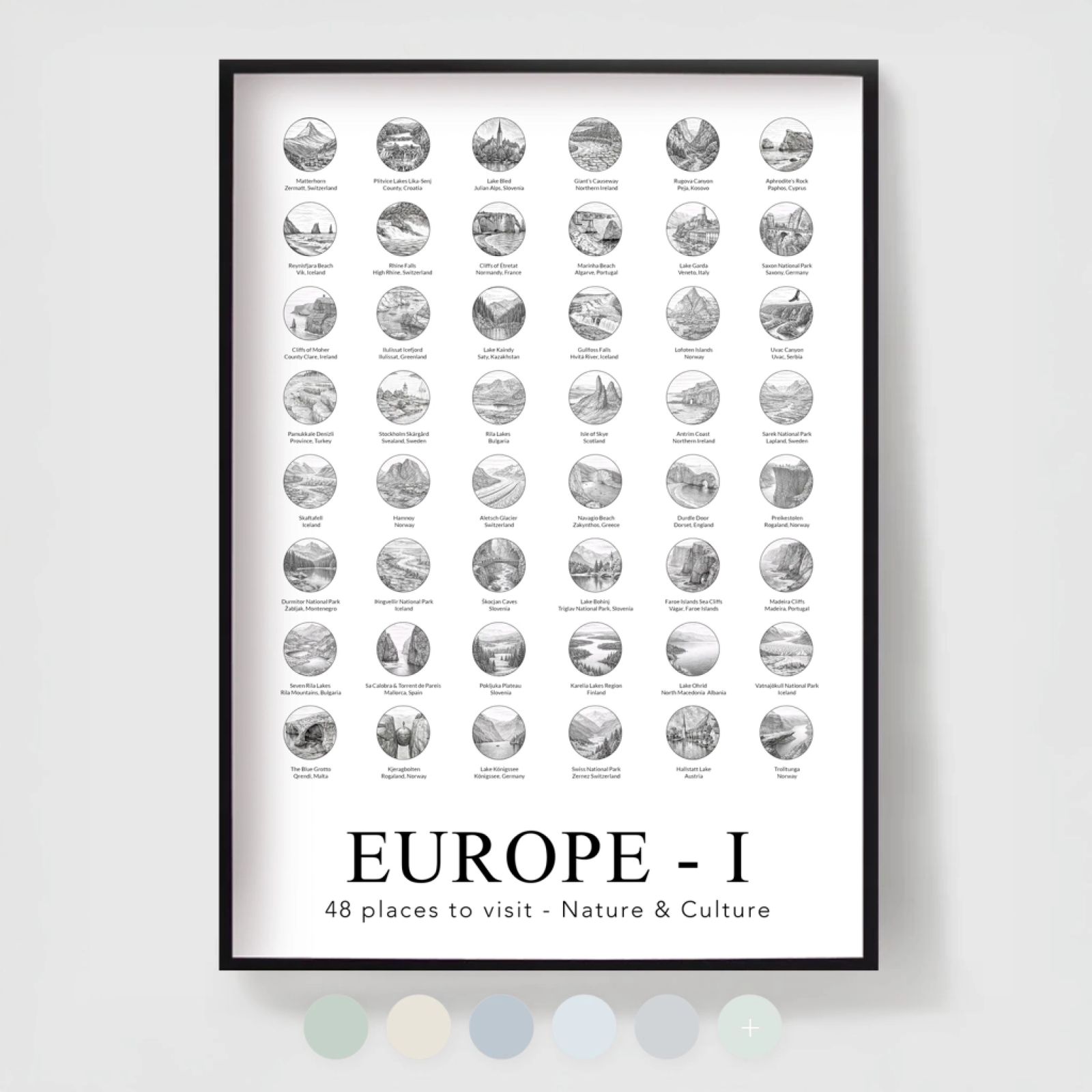 "Europa I - 48 platser att besöka - Natur & Kultur"