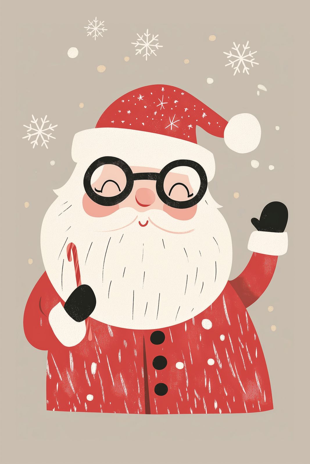 Poster - Jultomte Illustration