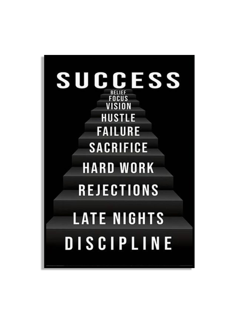Success Inspirerande Väggposter