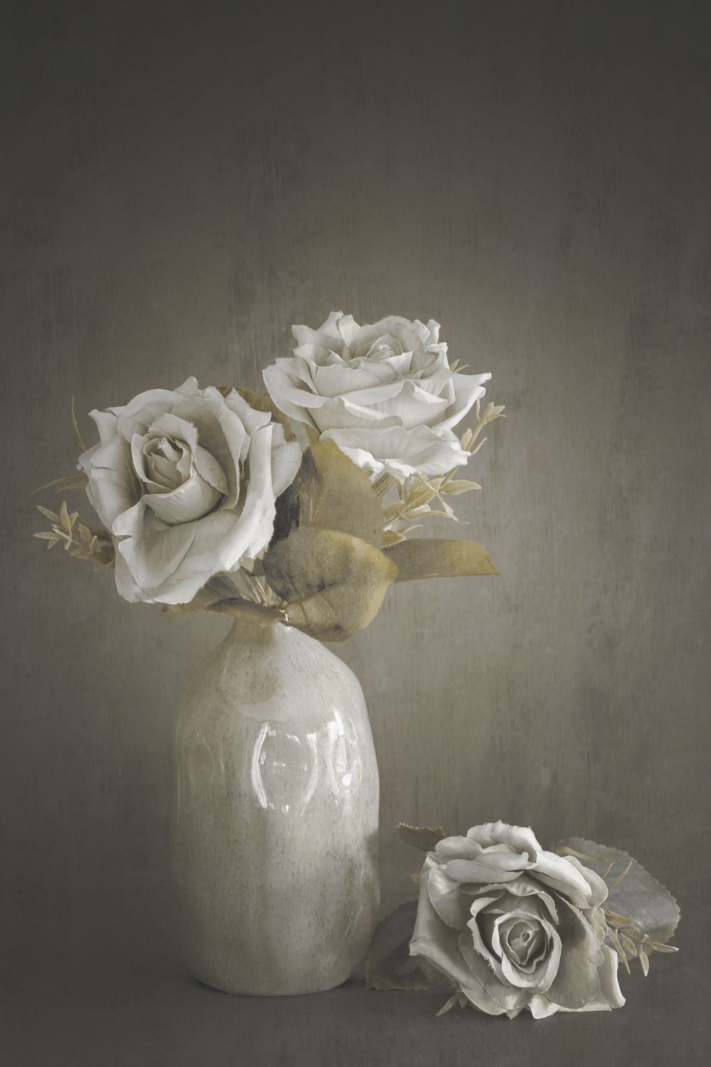 Poster - Vas med rosor