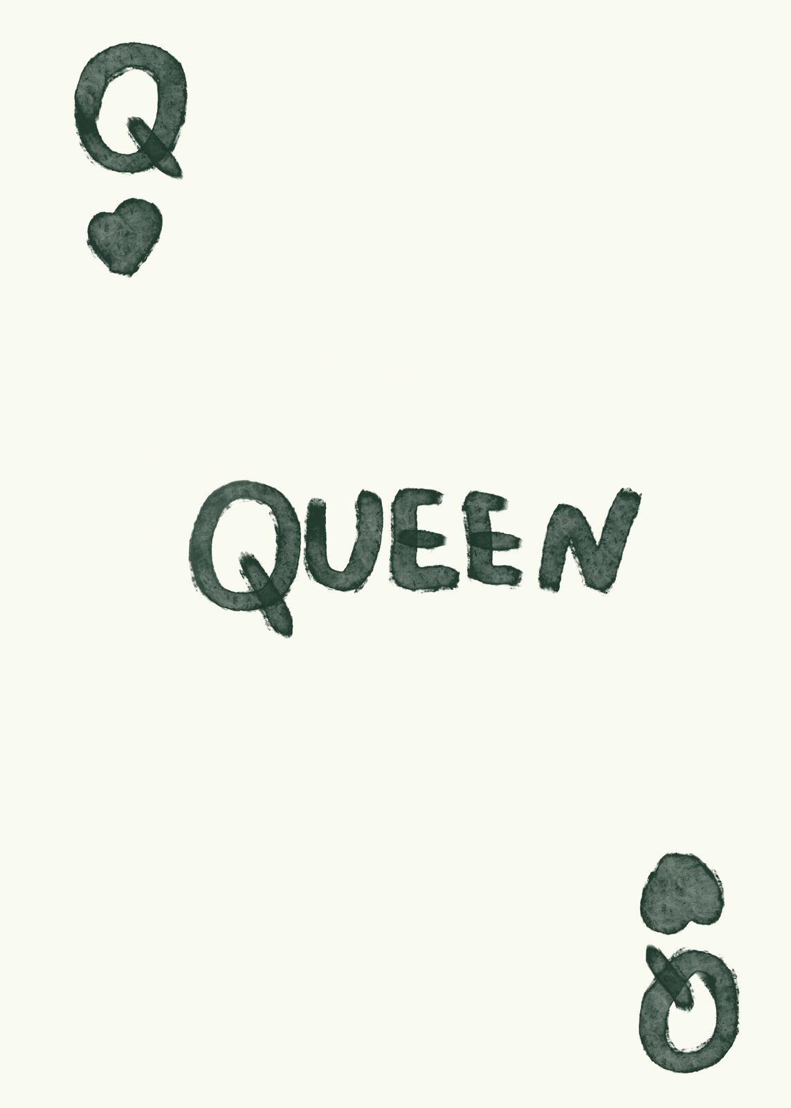 Poster - Queen Spelkort