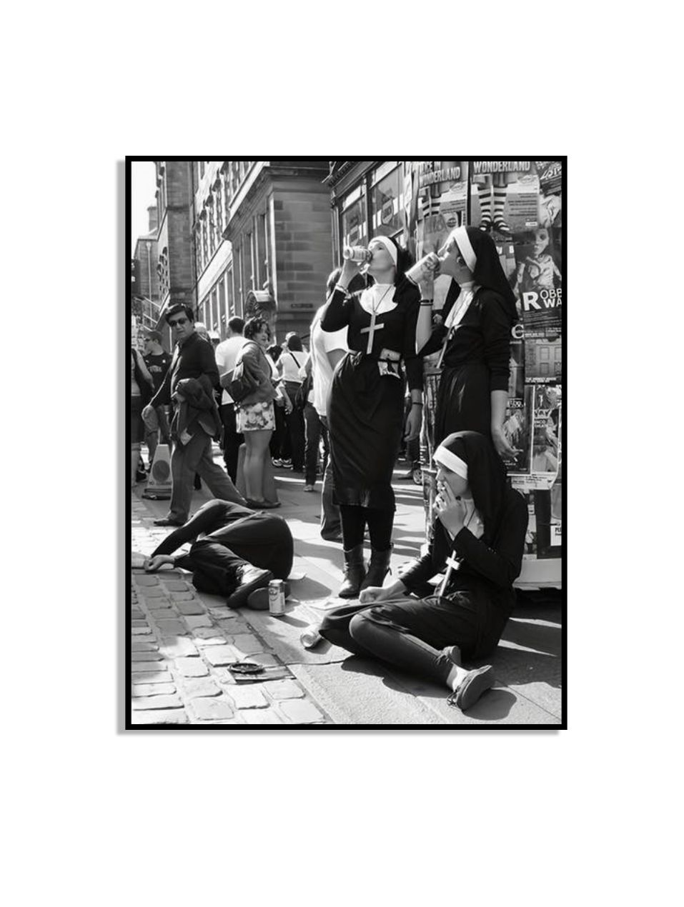 Street Art Nunner Poster