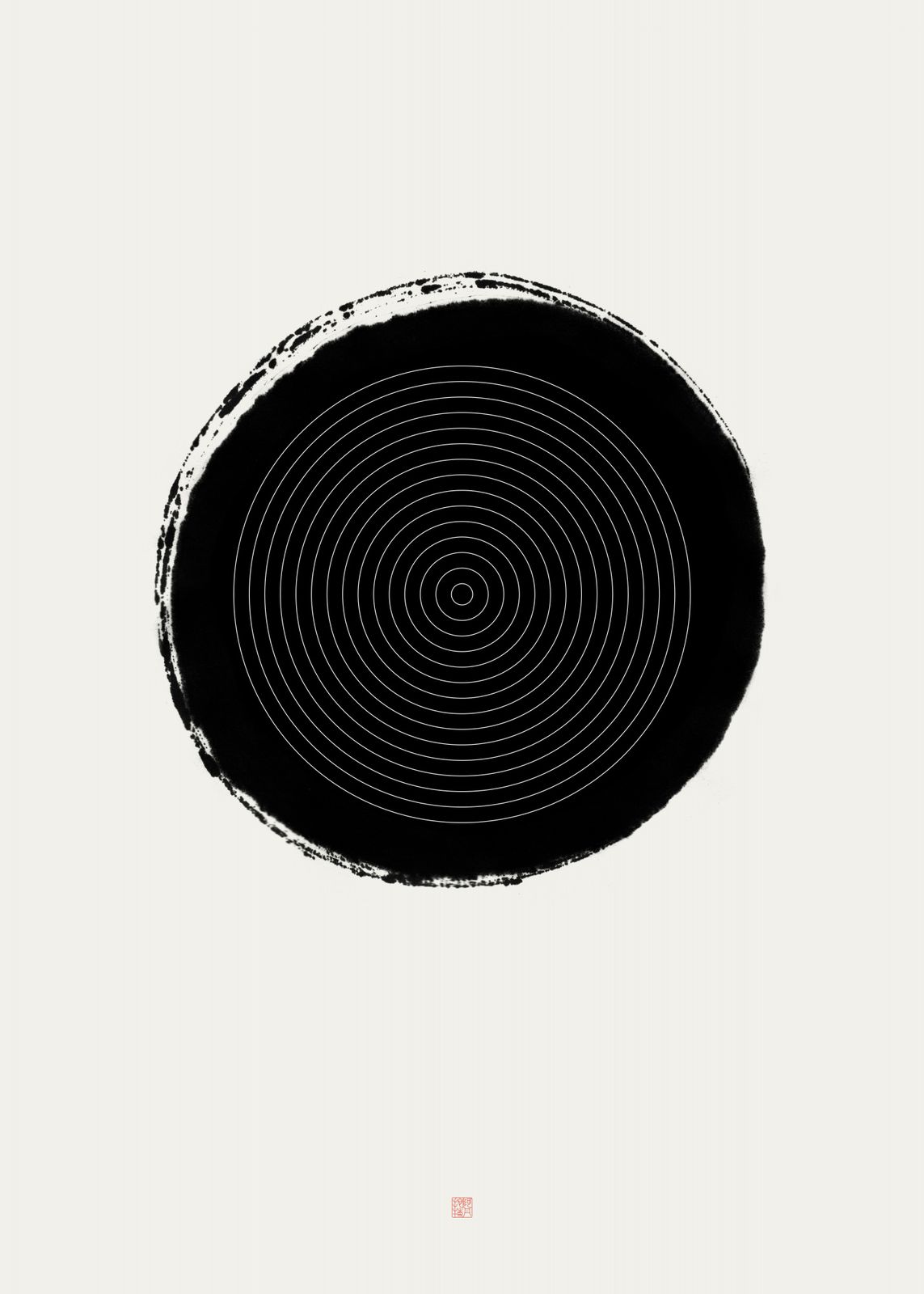Poster - Minimalistisk Cirkel