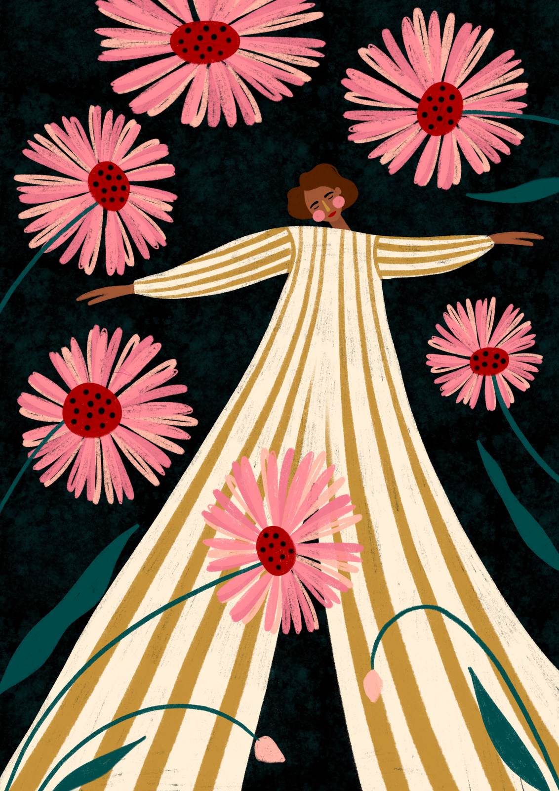 Poster - Blommig Dröm