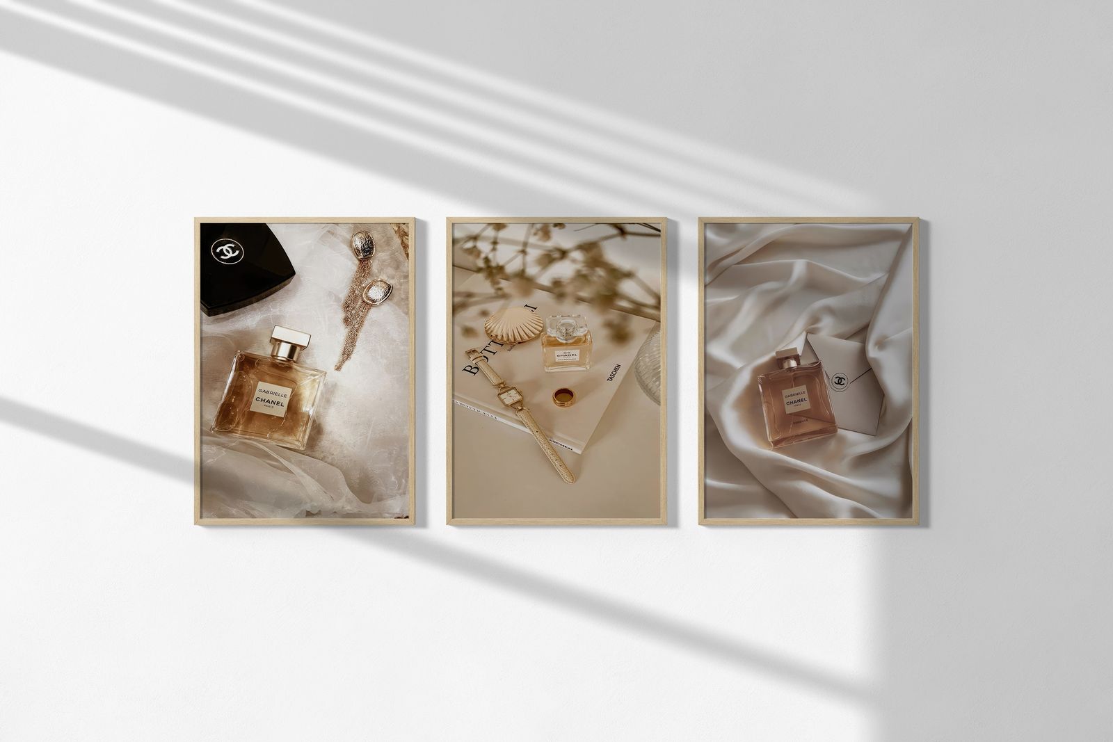 Poster - Chanel Parfymkollektion / Set om 3