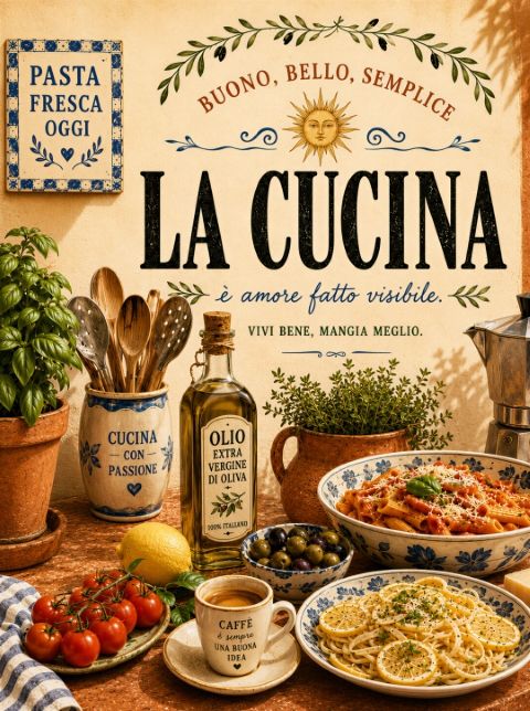Poster - La Cucina Tema