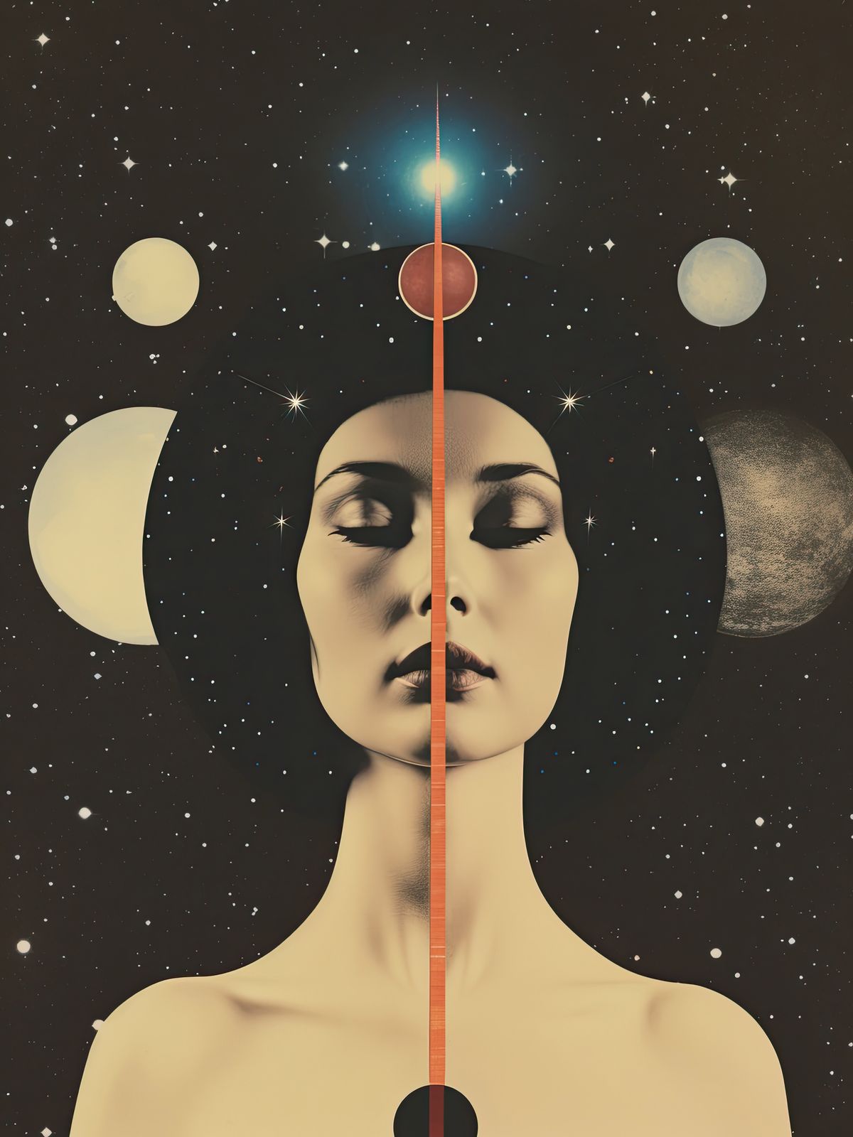 Poster - Kosmisk Porträtt