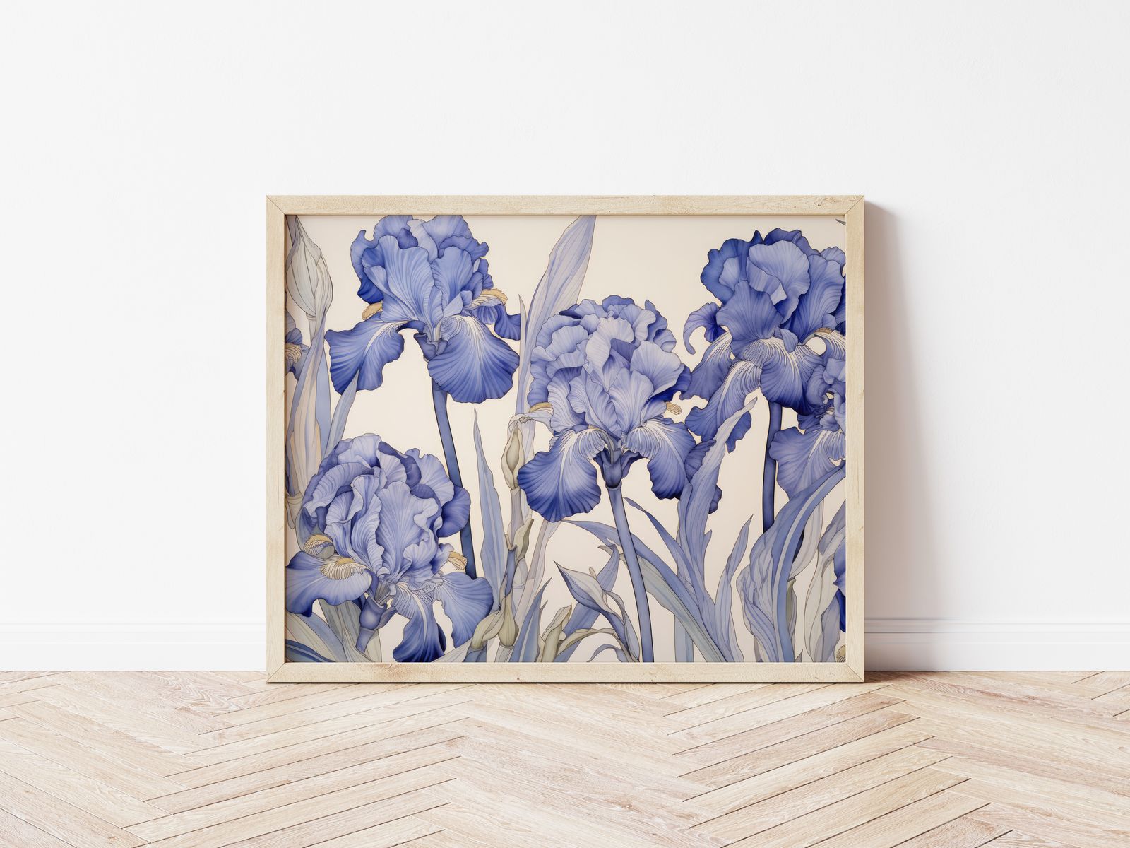 Poster - Blå Iris