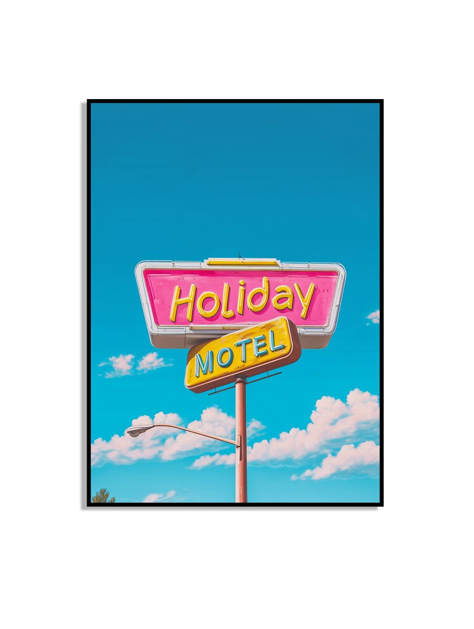 Holiday Motel Skytel Poster